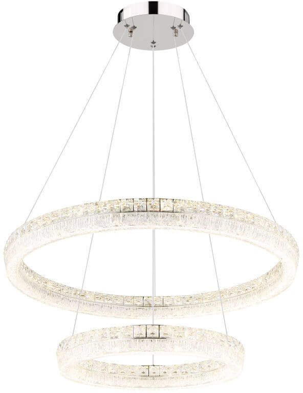 Globo Lighting Laurel Pendelleuchte 1x72 W chrom 67387-72