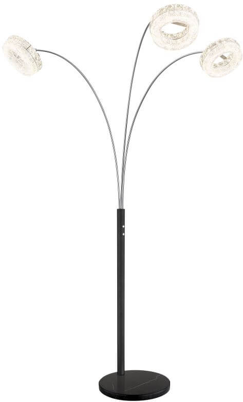 Globo Lighting Laurel Stehlampe 1x35 W schwarz 67387S1