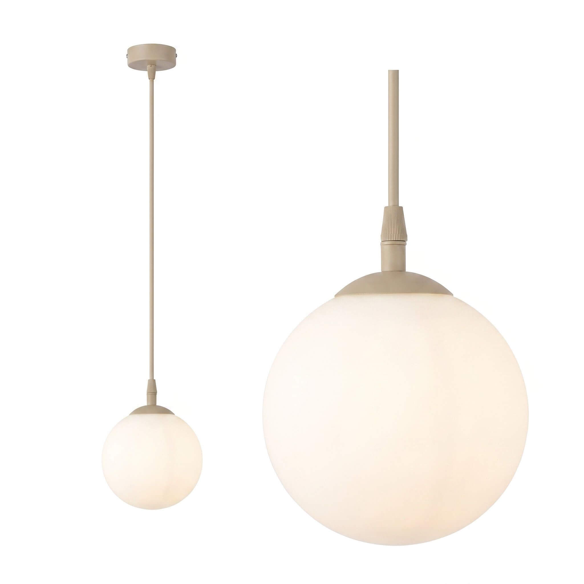 Emibig Cosmo Pendelleuchte 1x15 W weiß-beige 1790/1