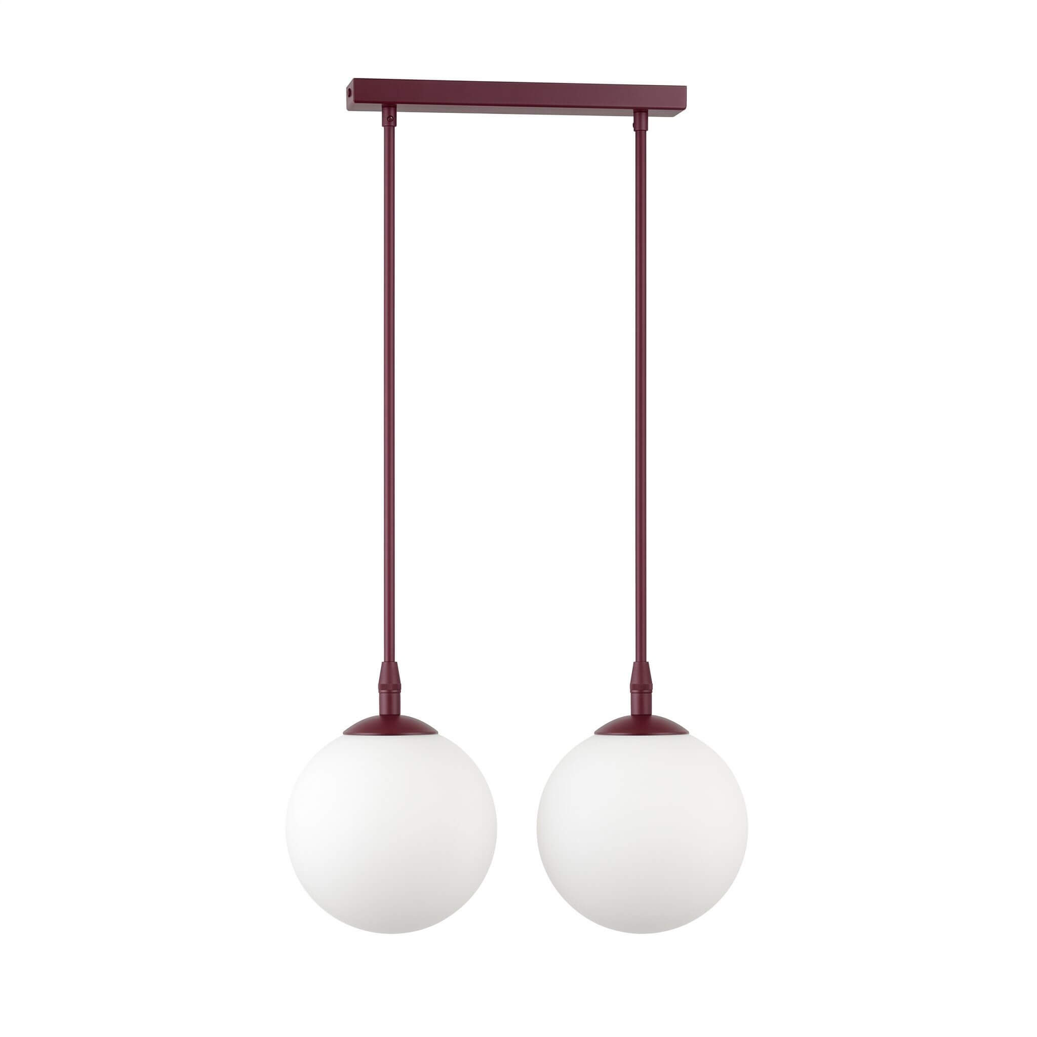 Emibig Cosmo Pendelleuchte 2x10 W burgund 1789/2