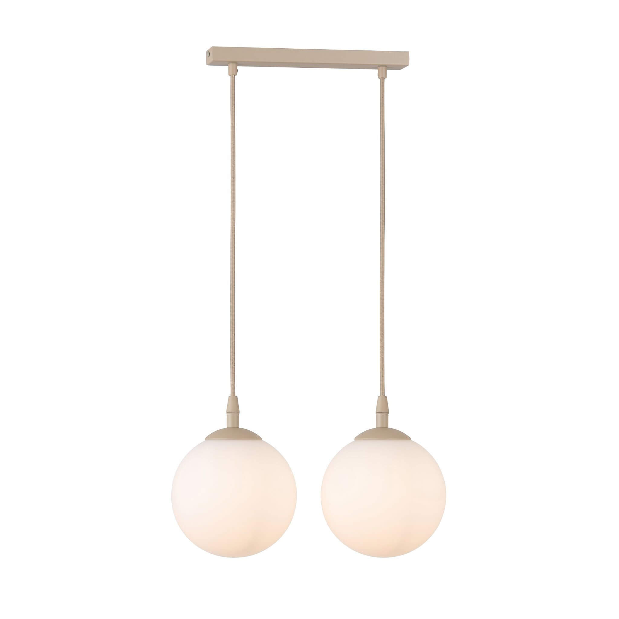 Emibig Cosmo Pendelleuchte 2x10 W beige 1790/2