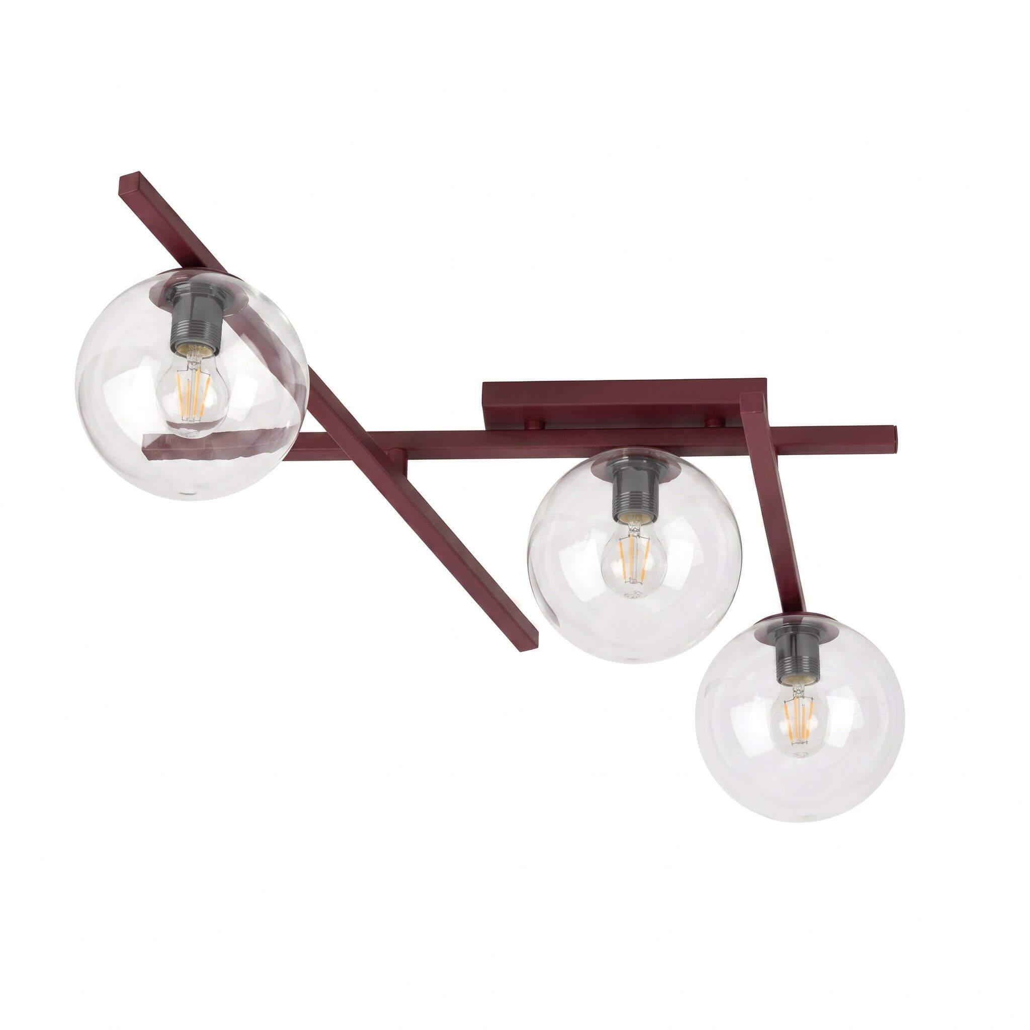 Emibig Smart Deckenlampe 3x10 W burgund 1796/3