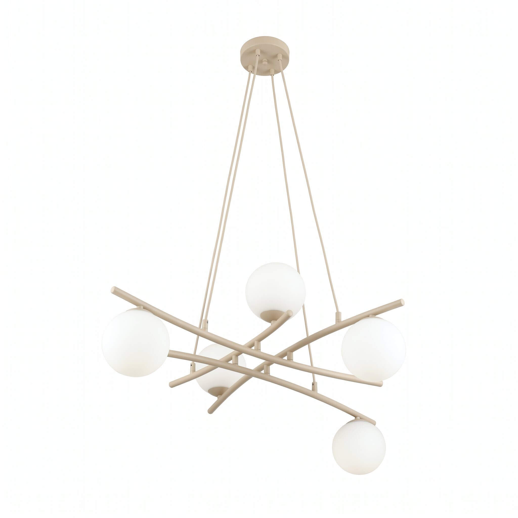 Emibig Essa Pendelleuchte 5x10 W beige 1797/5