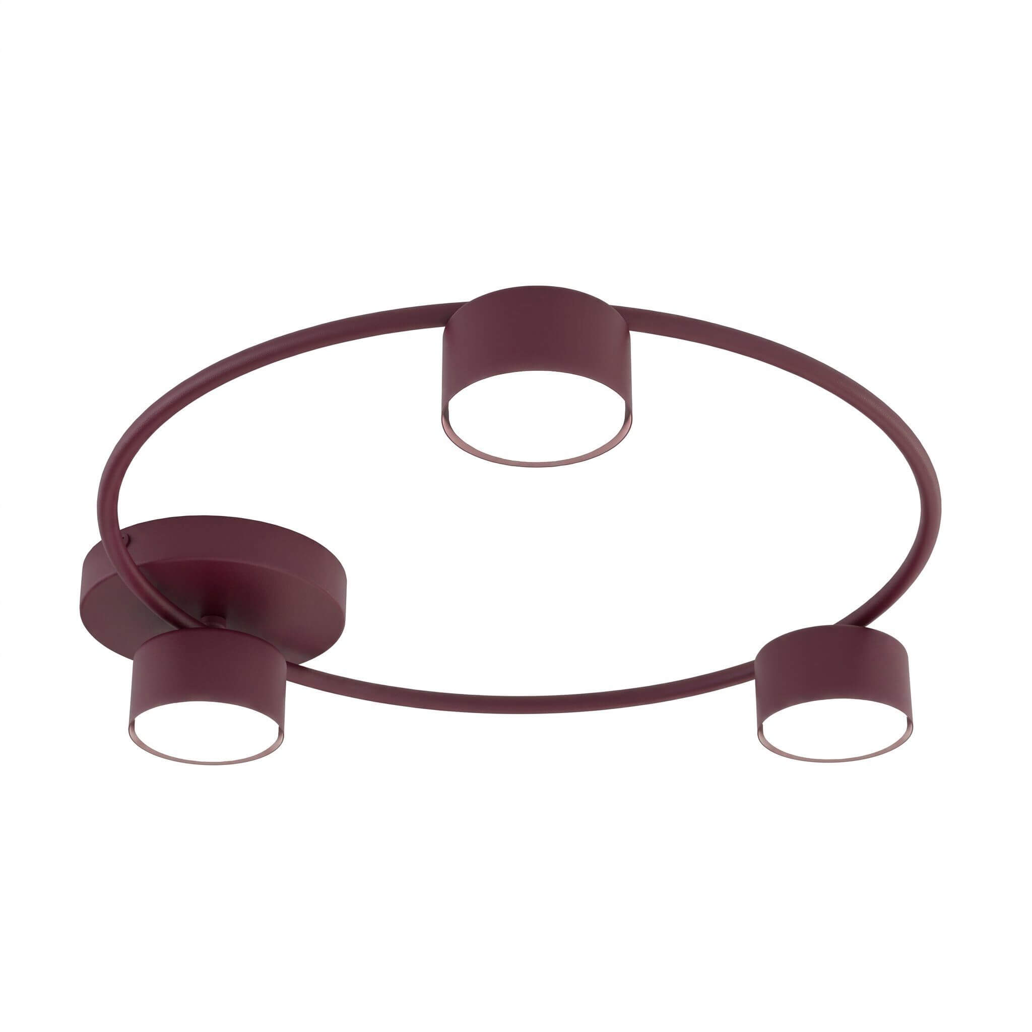 Emibig Lucio Deckenlampe 3x10 W burgund 1808/3
