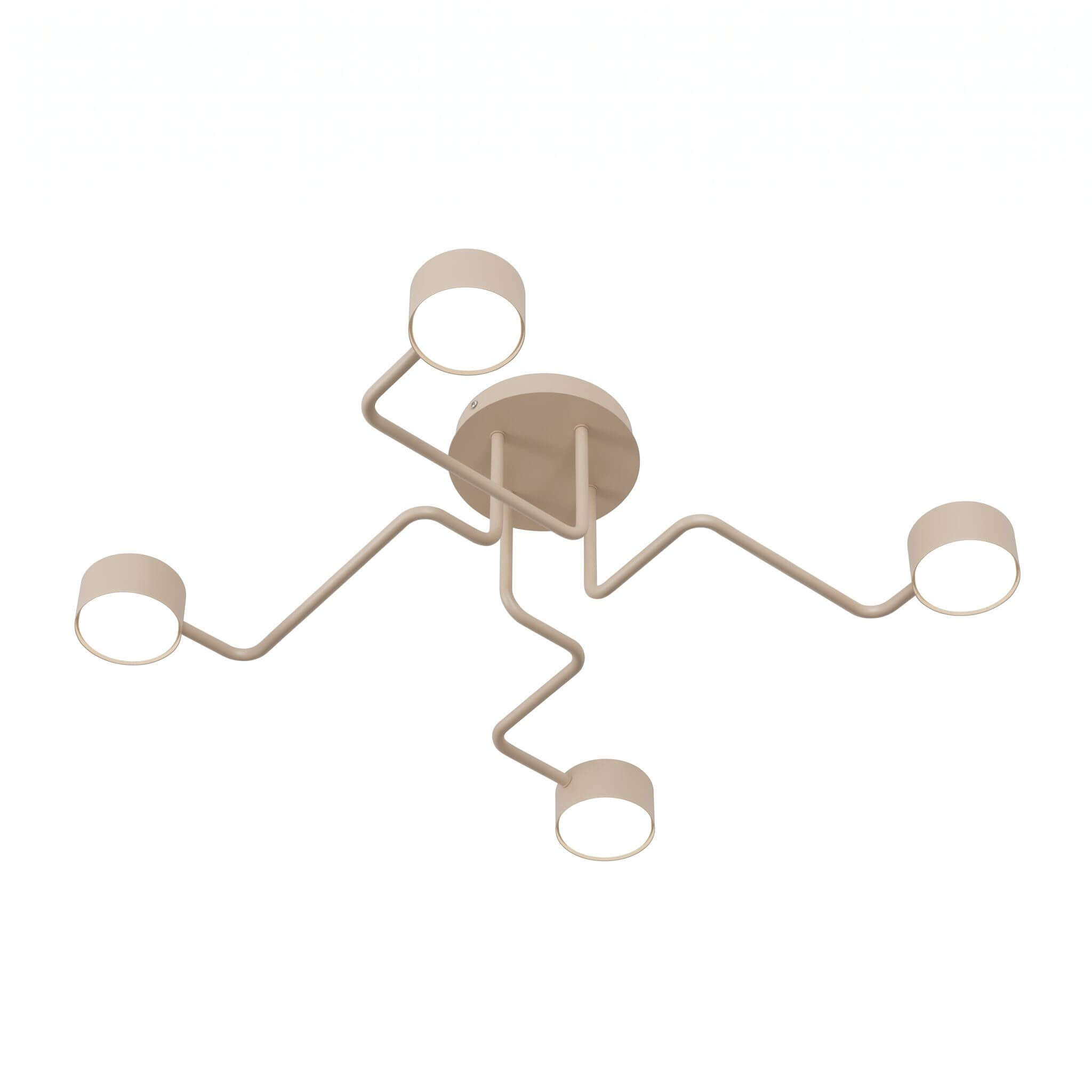 Emibig Kurage Deckenlampe 4x10 W beige 1809/4
