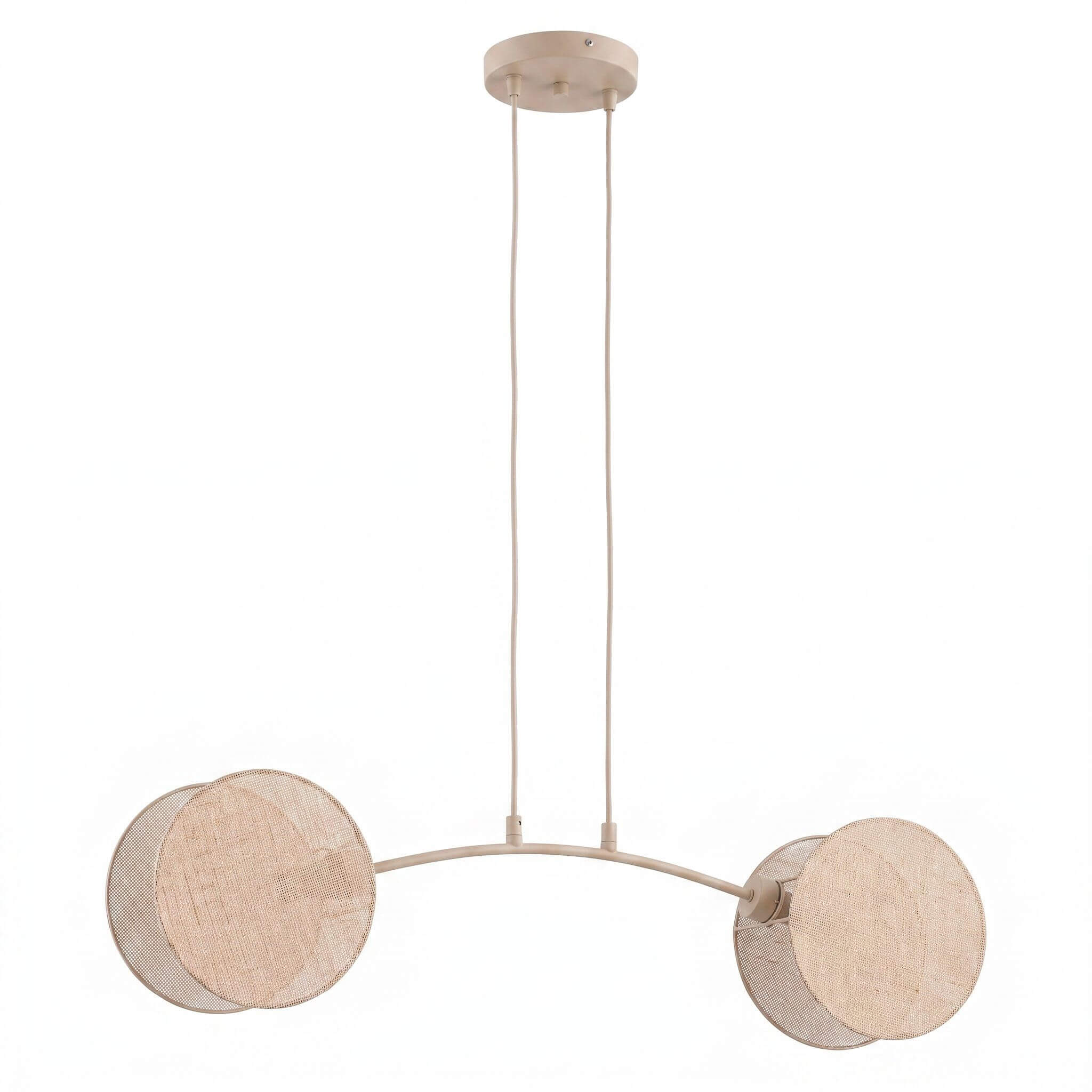 Emibig Motif Pendelleuchte 2x10 W beige 1811/2
