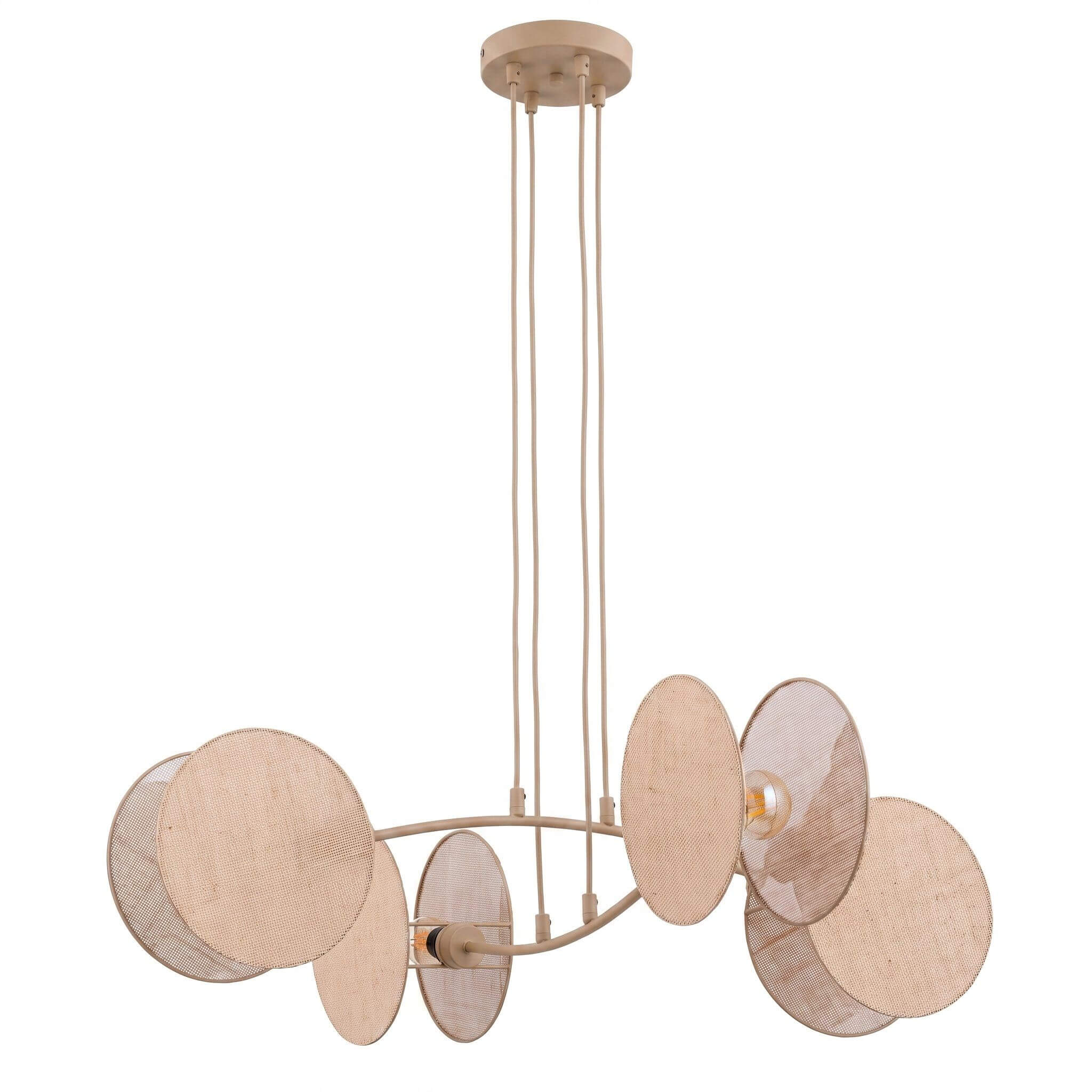 Emibig Motif Pendelleuchte 4x10 W beige 1811/4