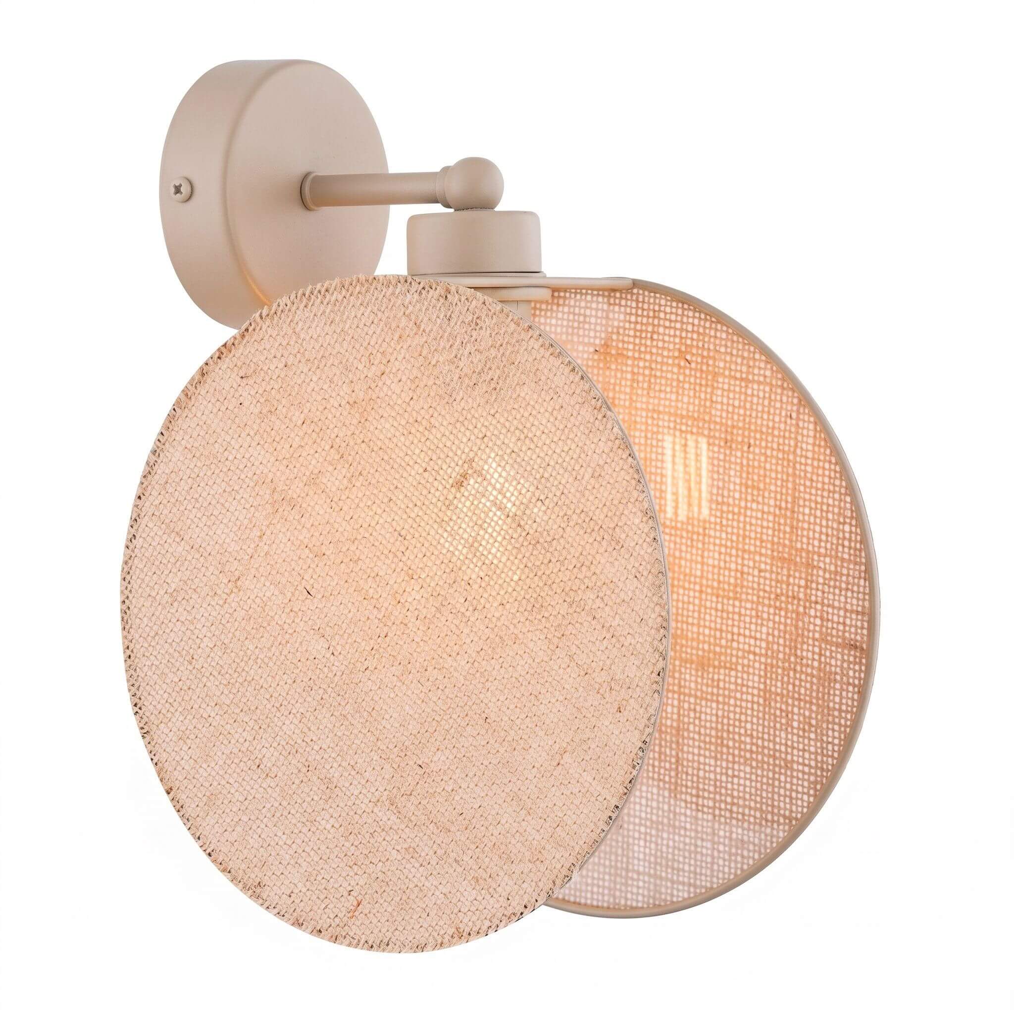Emibig Motif Wandleuchte 1x10 W beige 1811/K1