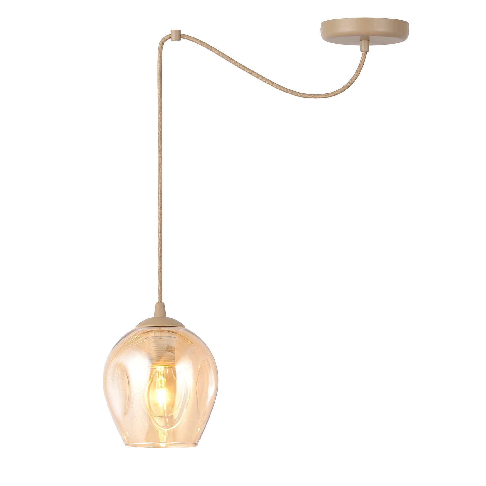 Emibig Level Pendelleuchte 1x15 W beige 1820/1