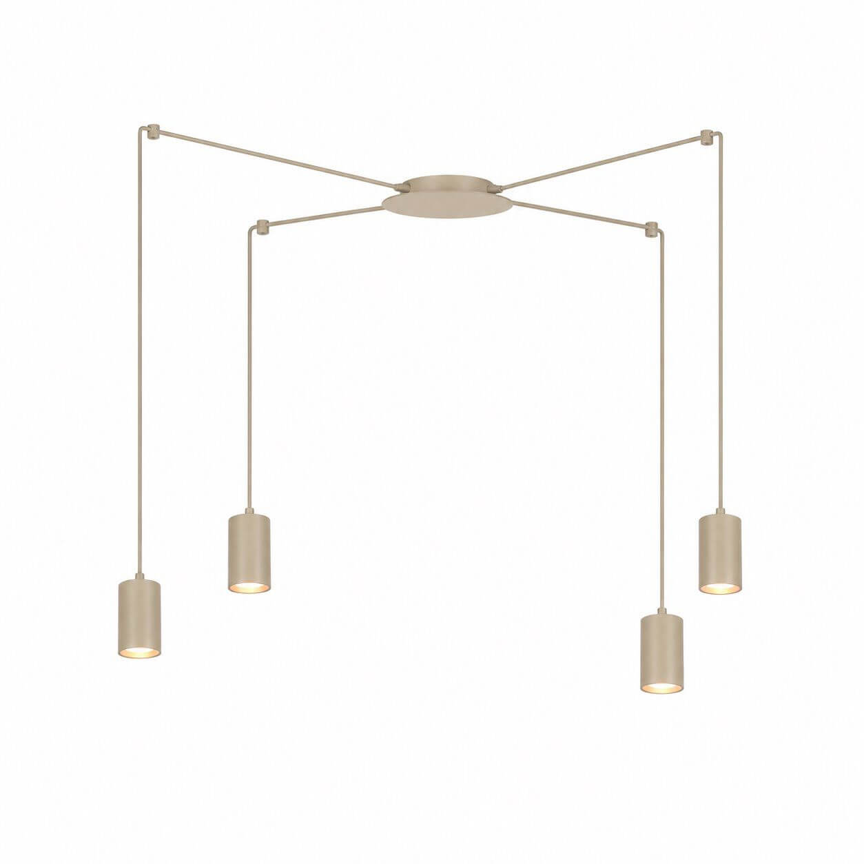 Emibig Traker Pendelleuchte 4x10 W beige 1821/4