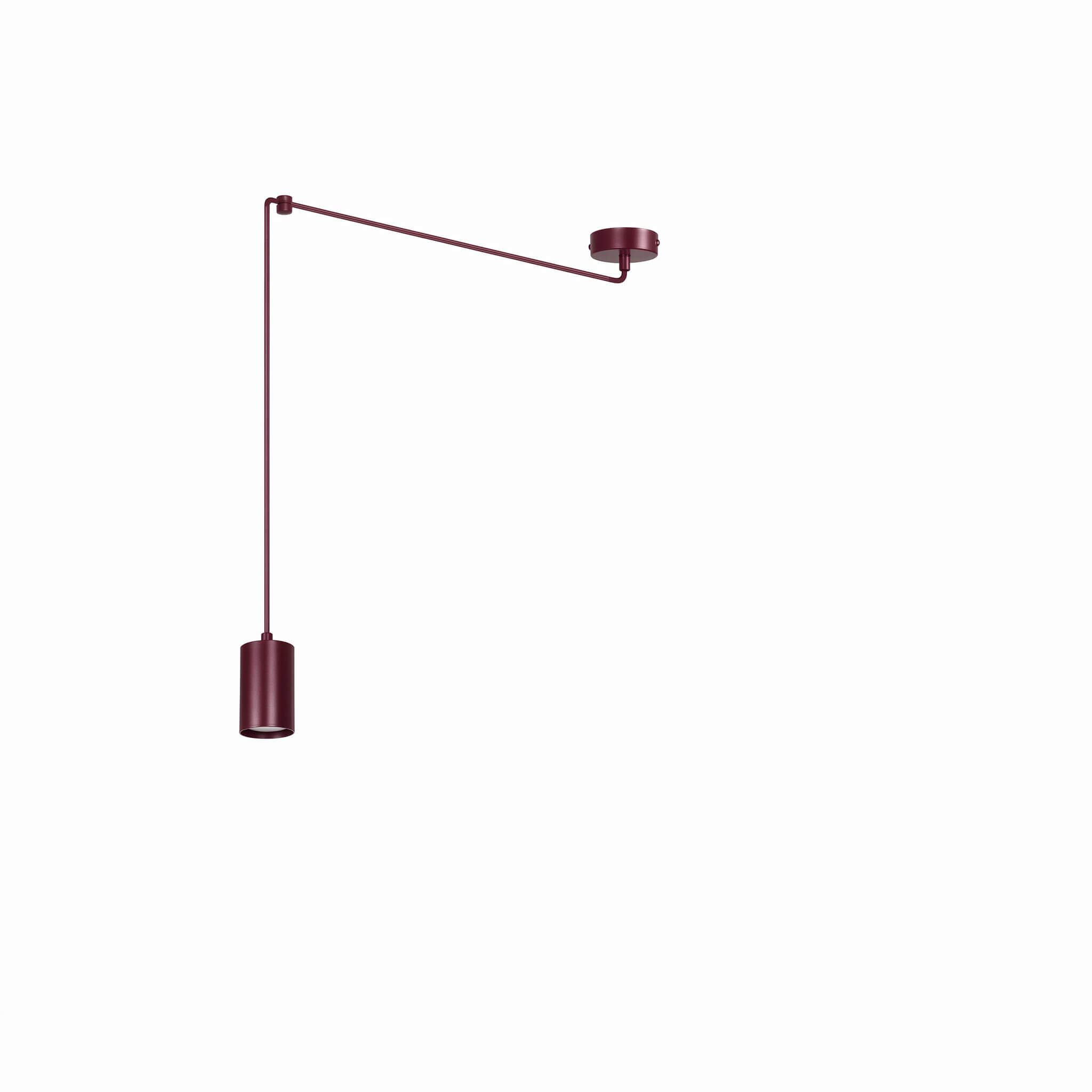 Emibig Traker Pendelleuchte 1x10 W burgund 1822/1