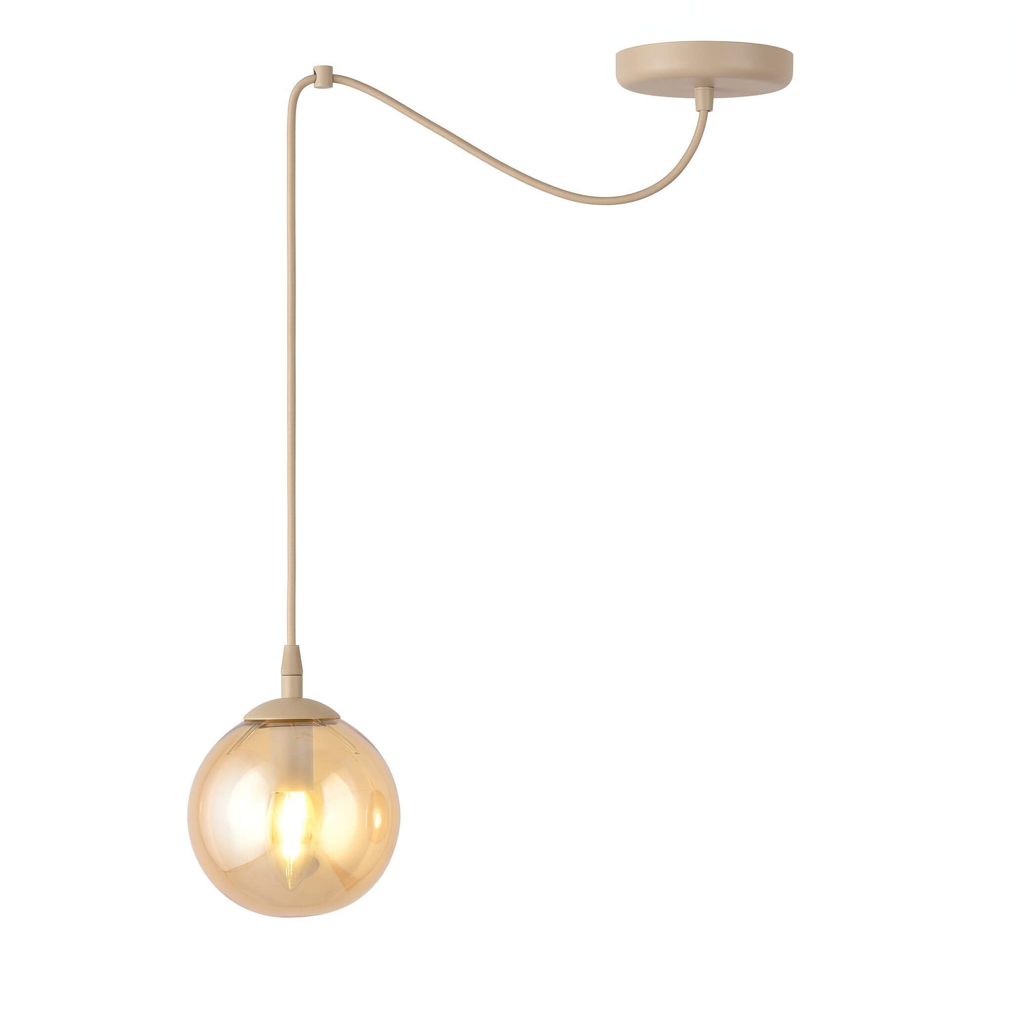Emibig Gigi Pendelleuchte 1x10 W beige 1824/1