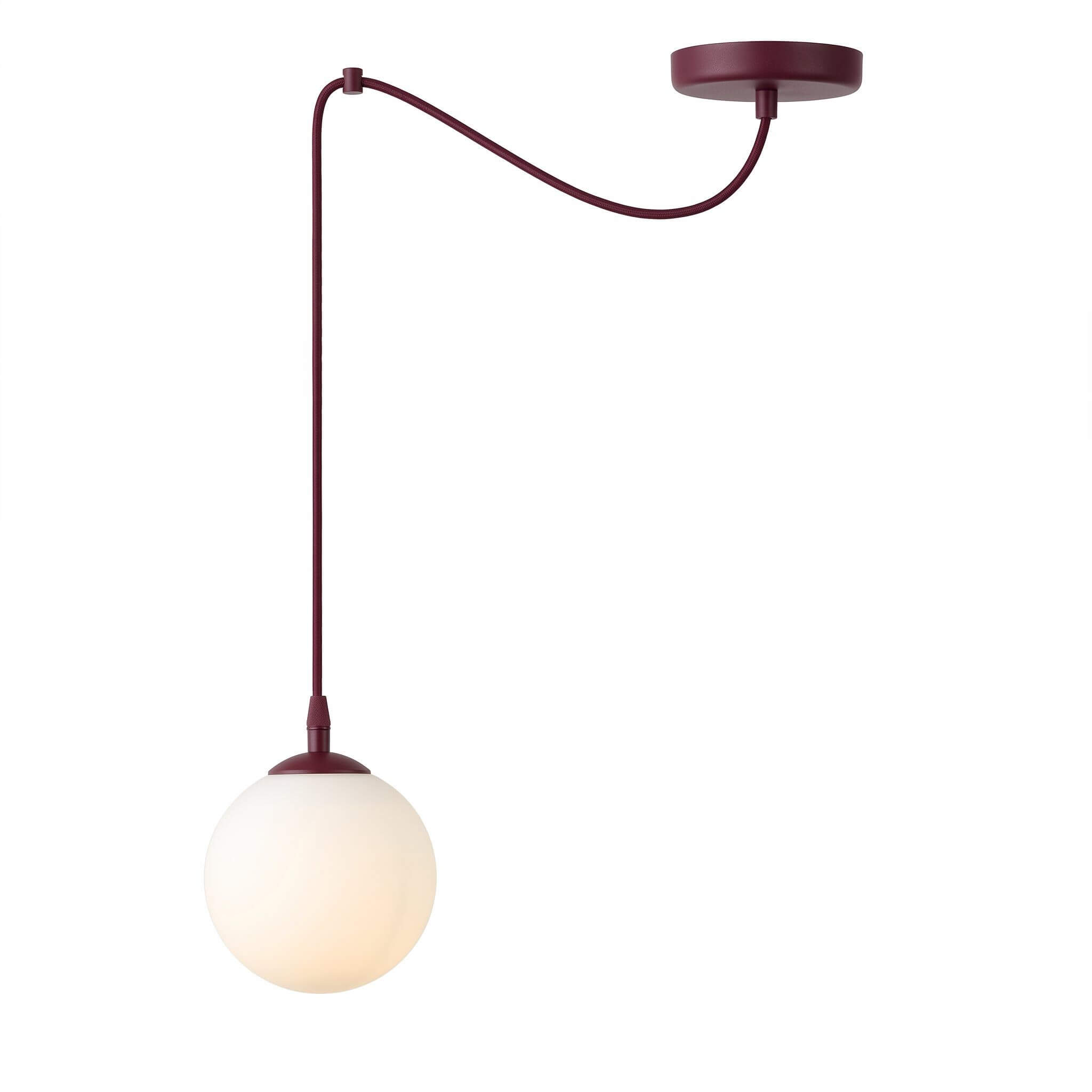 Emibig Gigi Pendelleuchte 1x10 W burgund 1825/1