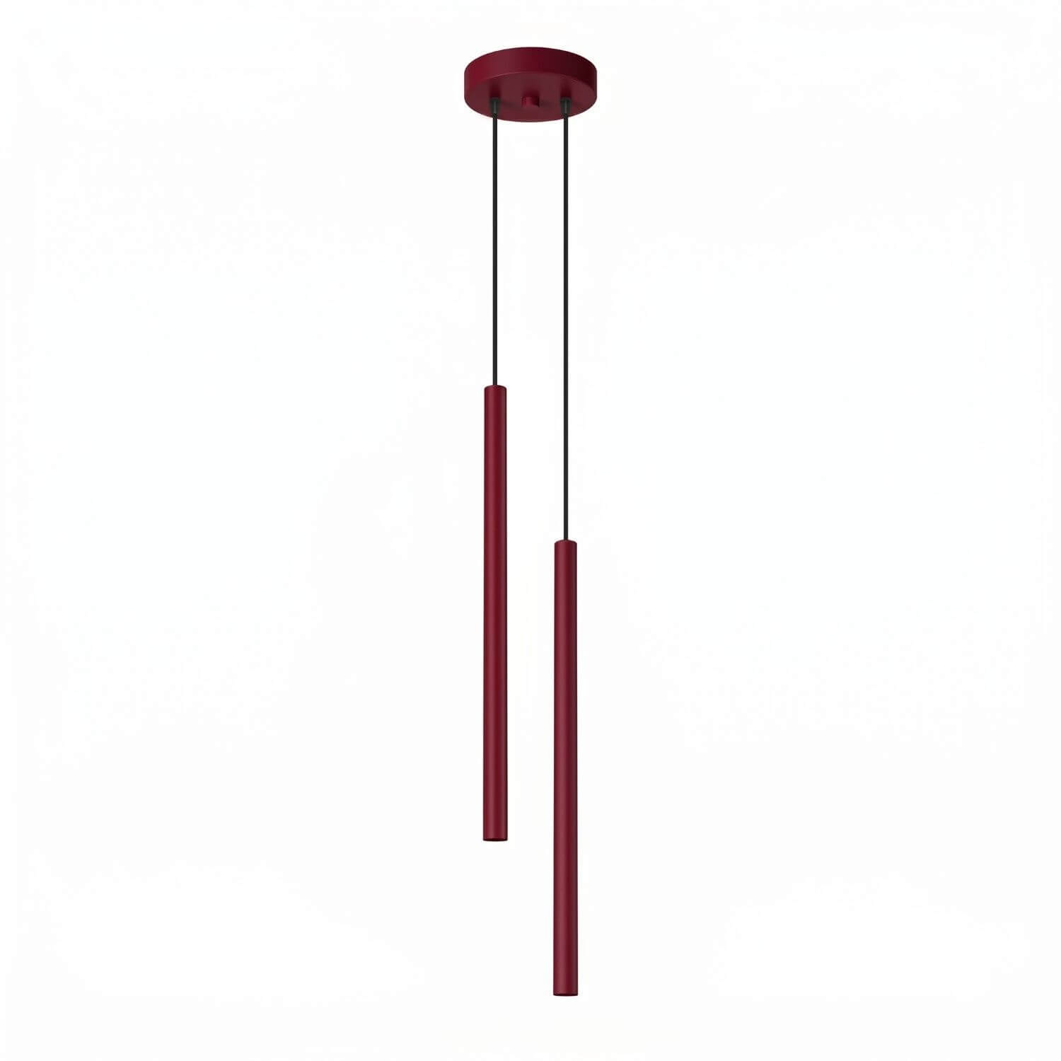Sollux Lighting Pastelo Pendelleuchte 2x8 W schwarz-burgund SL.2122