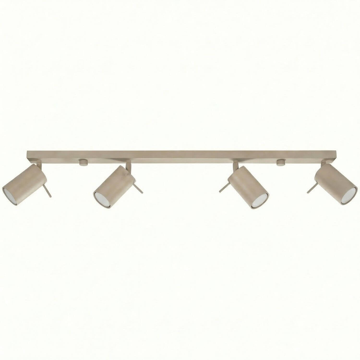 Sollux Lighting Ring Deckenlampe 4x10 W grau SL.2157