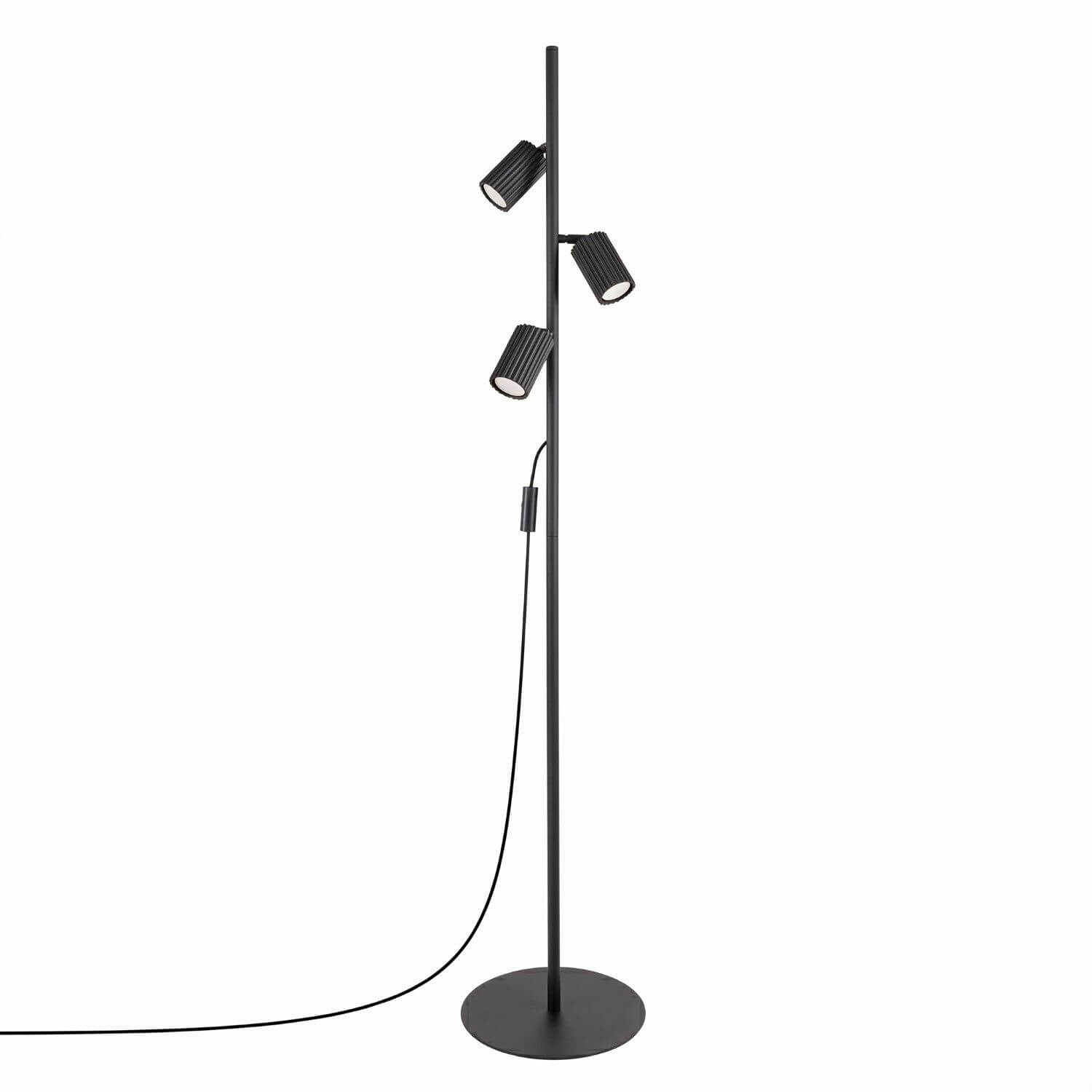 Sollux Lighting Karbon Stehlampe 3x10 W schwarz SL.2016