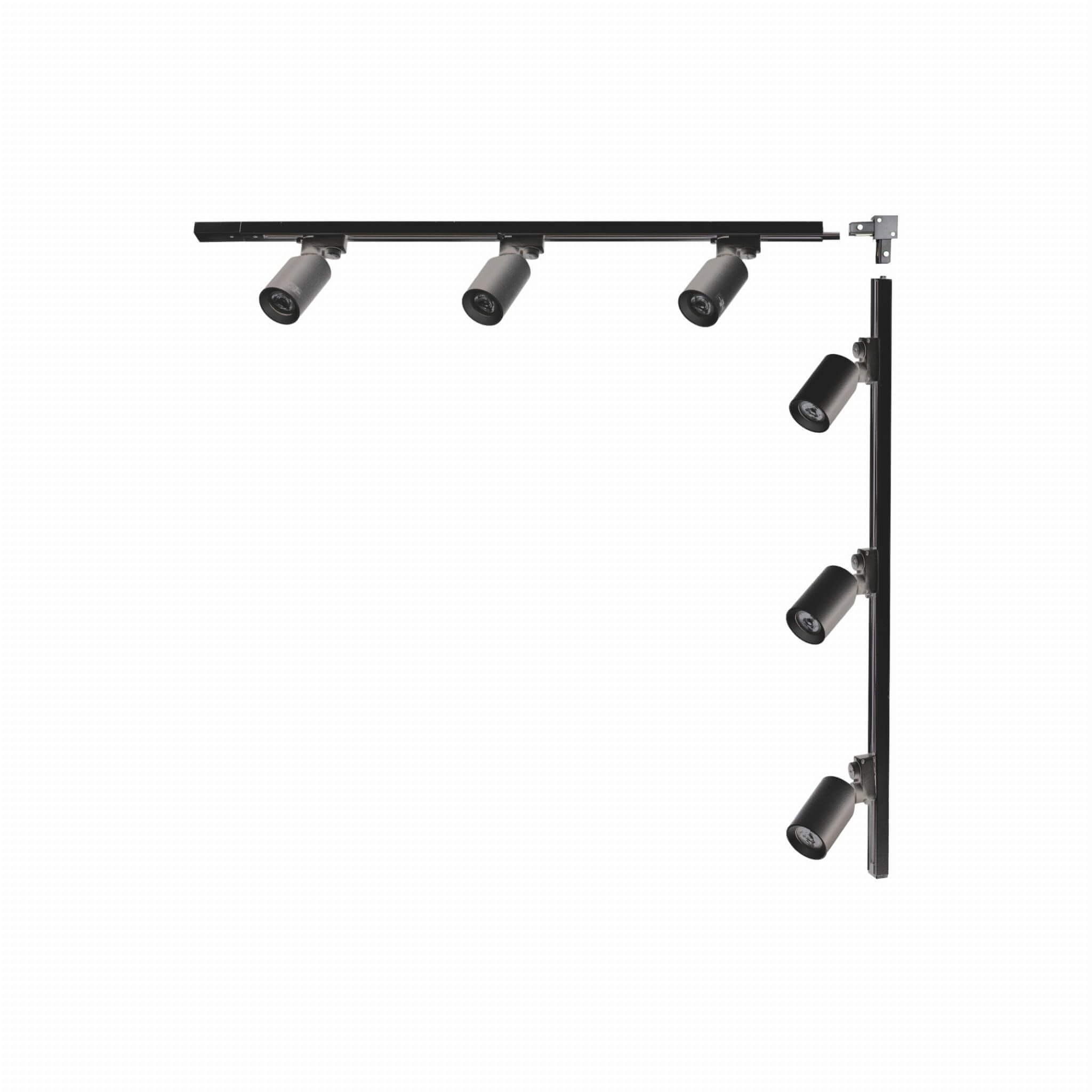 Zuma Line Black Schienensystem-Set mit Strahlern 6x35 W schwarz 3566