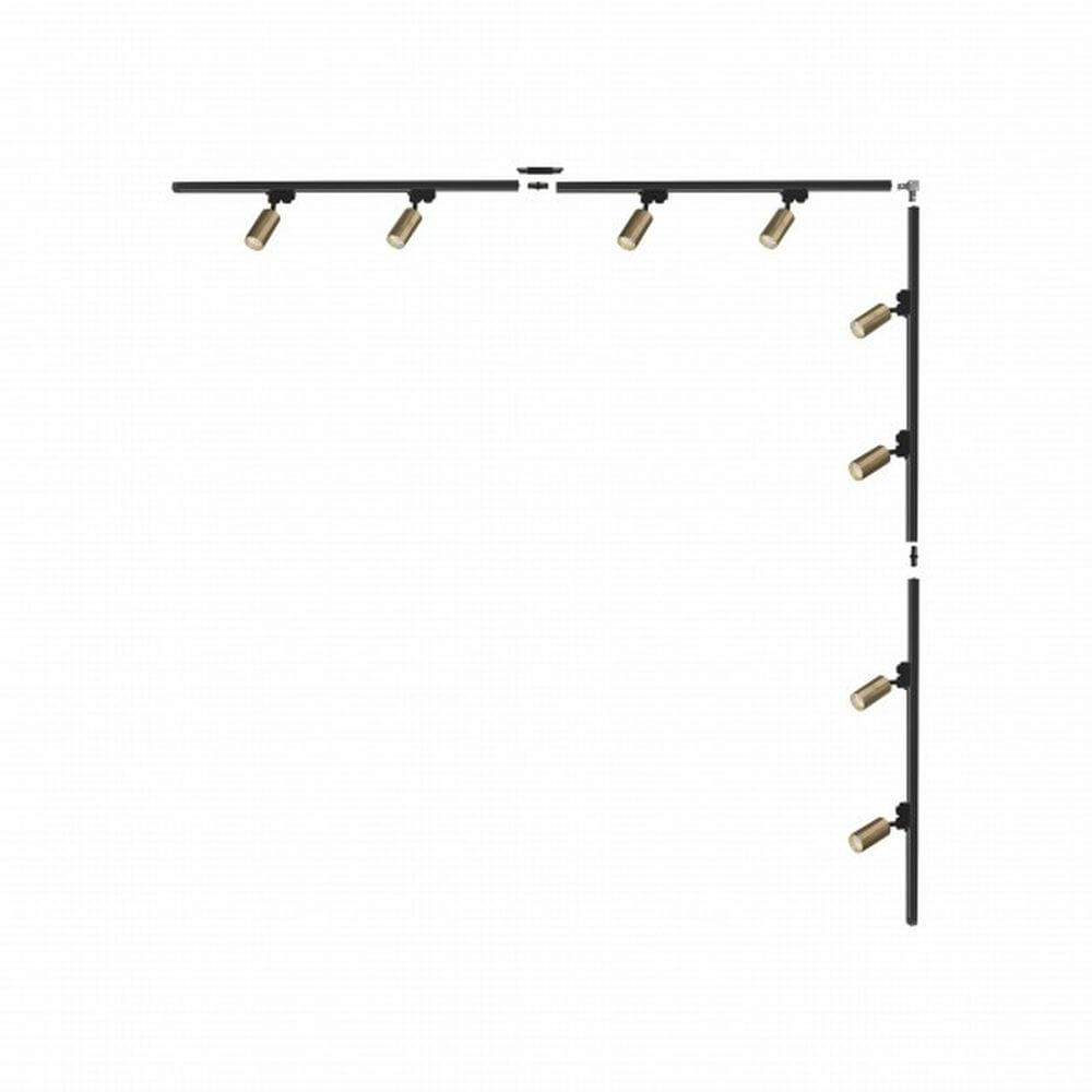 Zuma Line Black Schienensystem-Set mit Strahlern x35 W schwarz-gold 3582