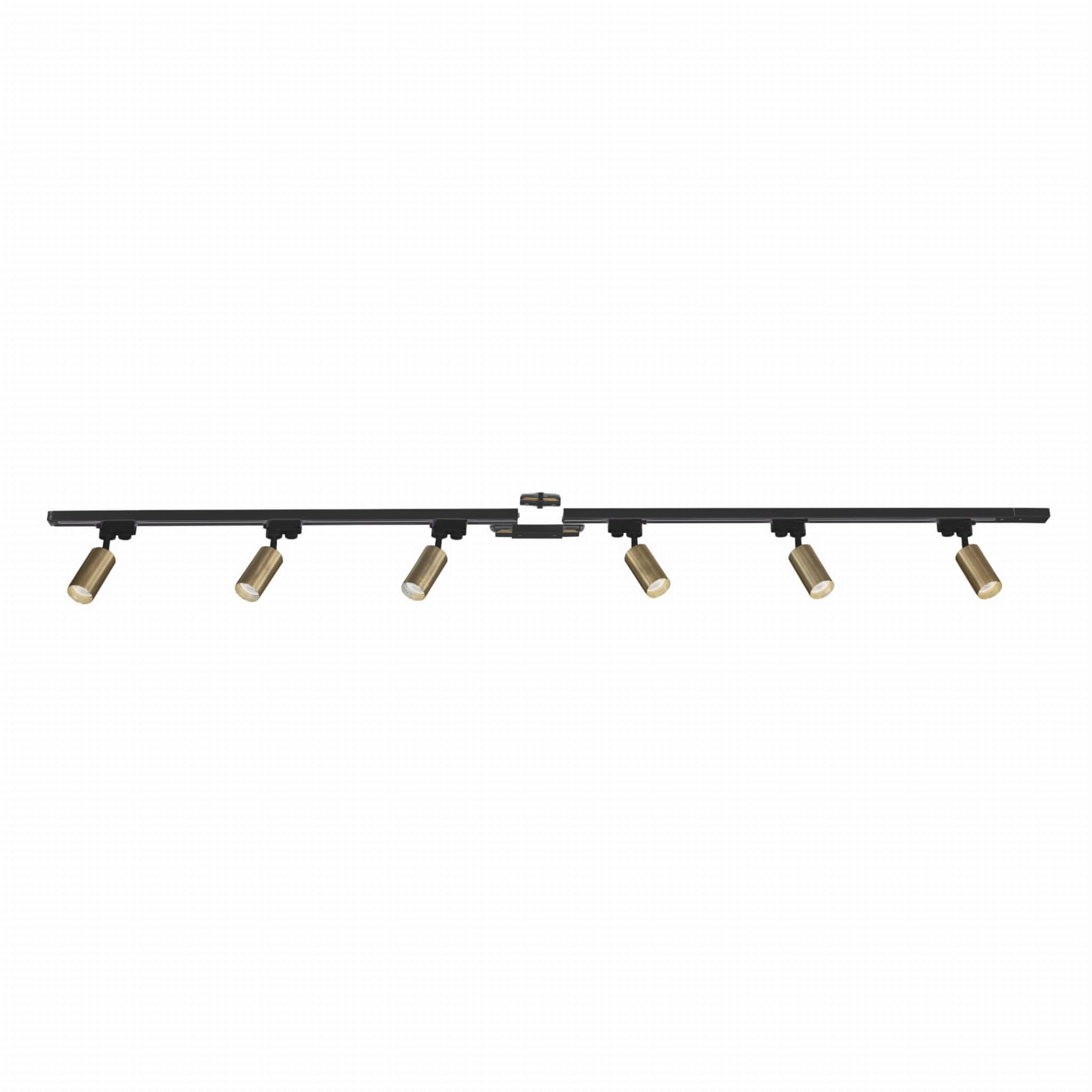 Zuma Line Black/Gold Schienensystem-Set mit Strahlern 6x35 W schwarz-gold 3022