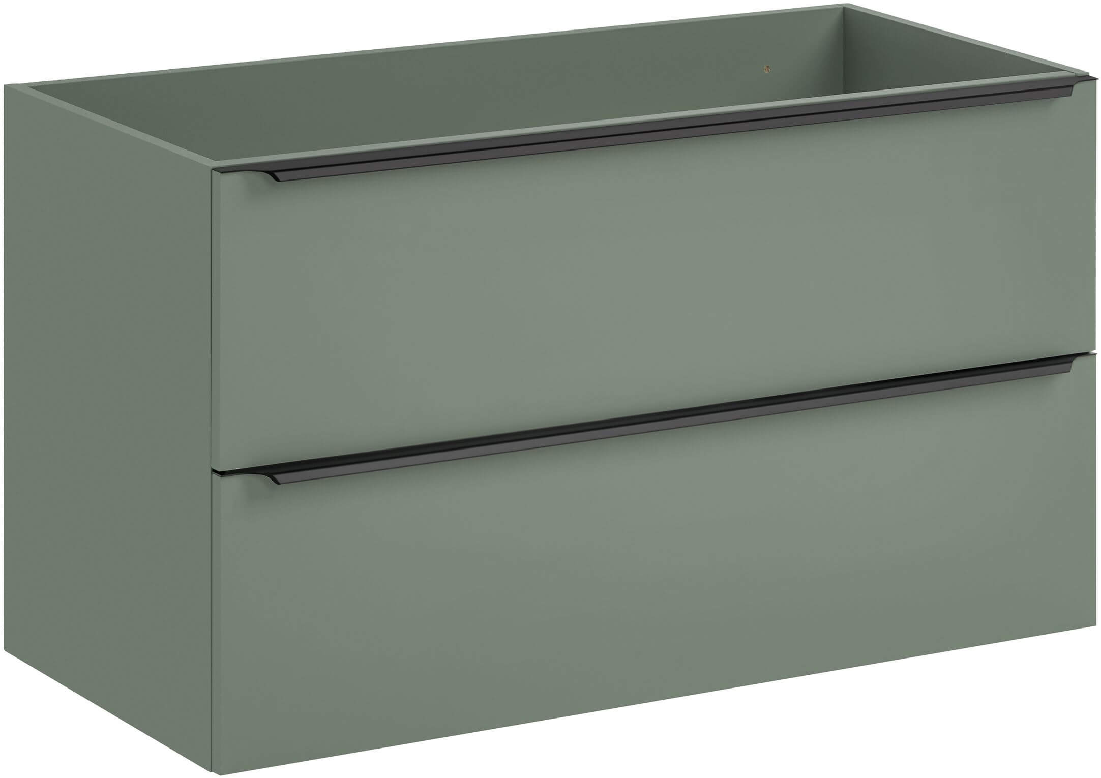 Comad Sombra Green Badschrank 100x46x57 cm Unterschrank hängend grün SOMBRA GREEN 82-100-46-2S