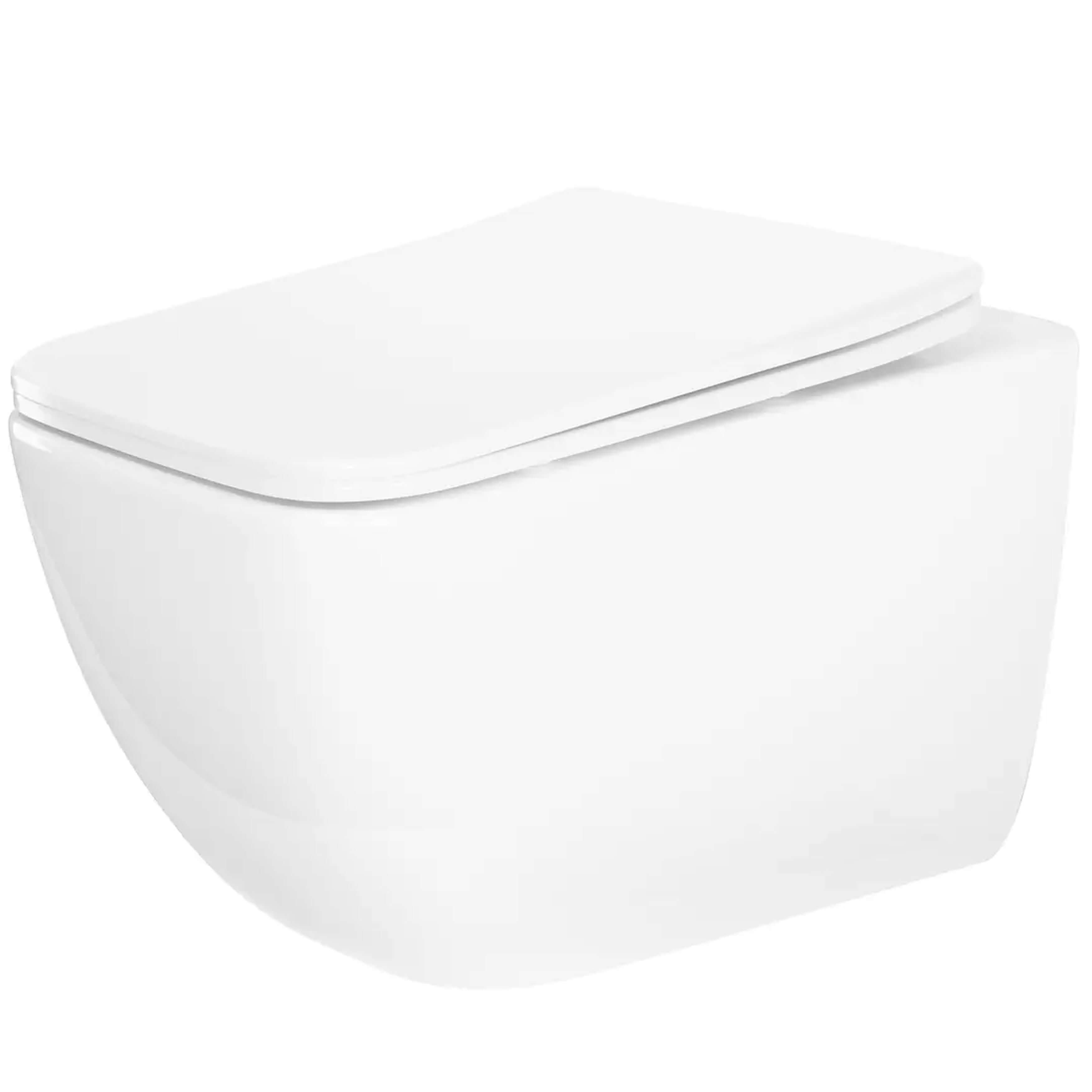 Rea Dexter WC-Becken hängend mit Wirbelspülung weiß Glanz REA-C1278