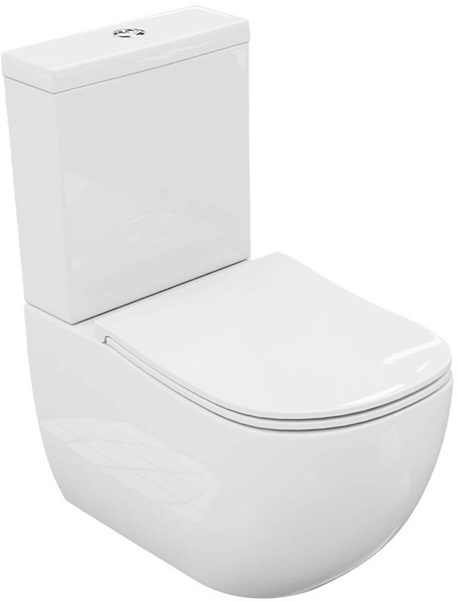 LaVita Ergoseat 3.0 WC-Kompakt mit Soft-Close-Sitz mit Wirbelspülung weiß 5900378343509