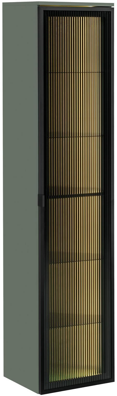Comad Sombra Green Badschrank 40x35x172 cm Seitenschrank hängend grün SOMBRA GREEN 80-40-1DG