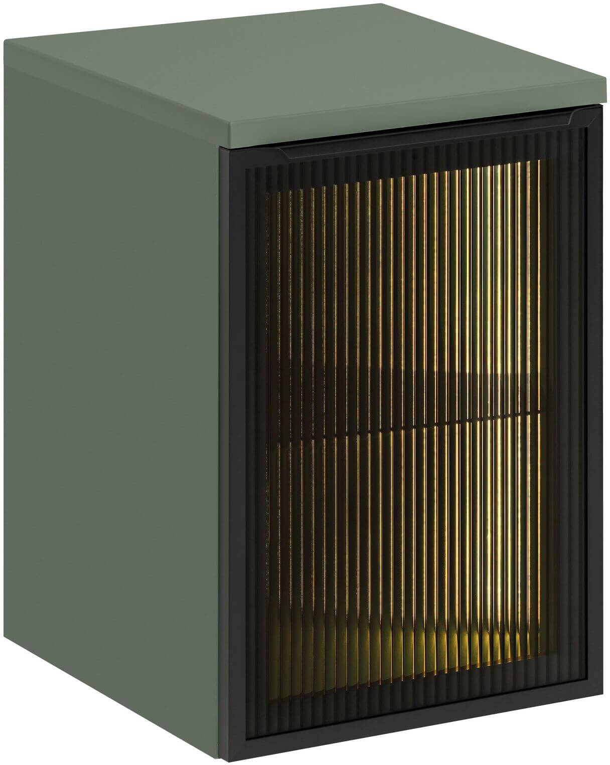 Set Badschrank Comad Sombra Green SOMBRA GREEN 81-40-1DG, Waschtischplatte Comad Sombra Green GREEN 89-40-46 M