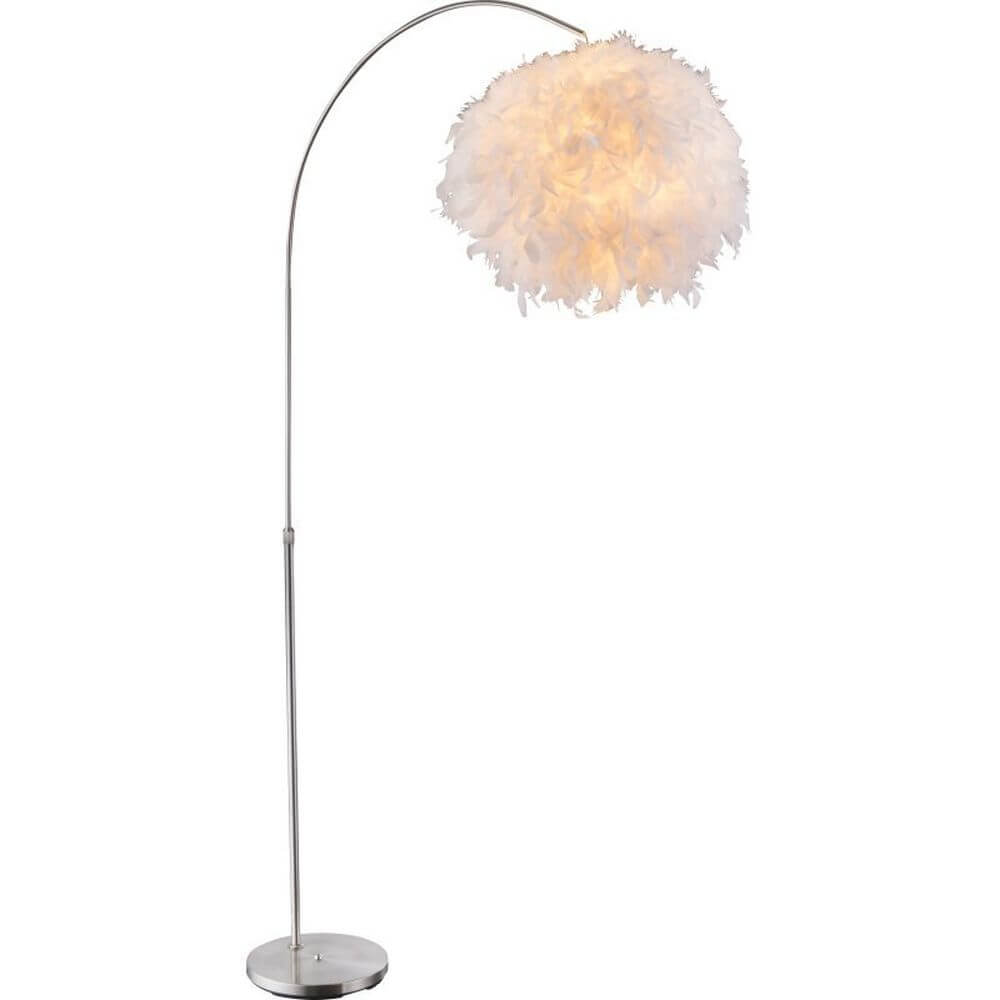Globo Lighting Katunga Stehlampe 1x40 W weiß-silber 15057S