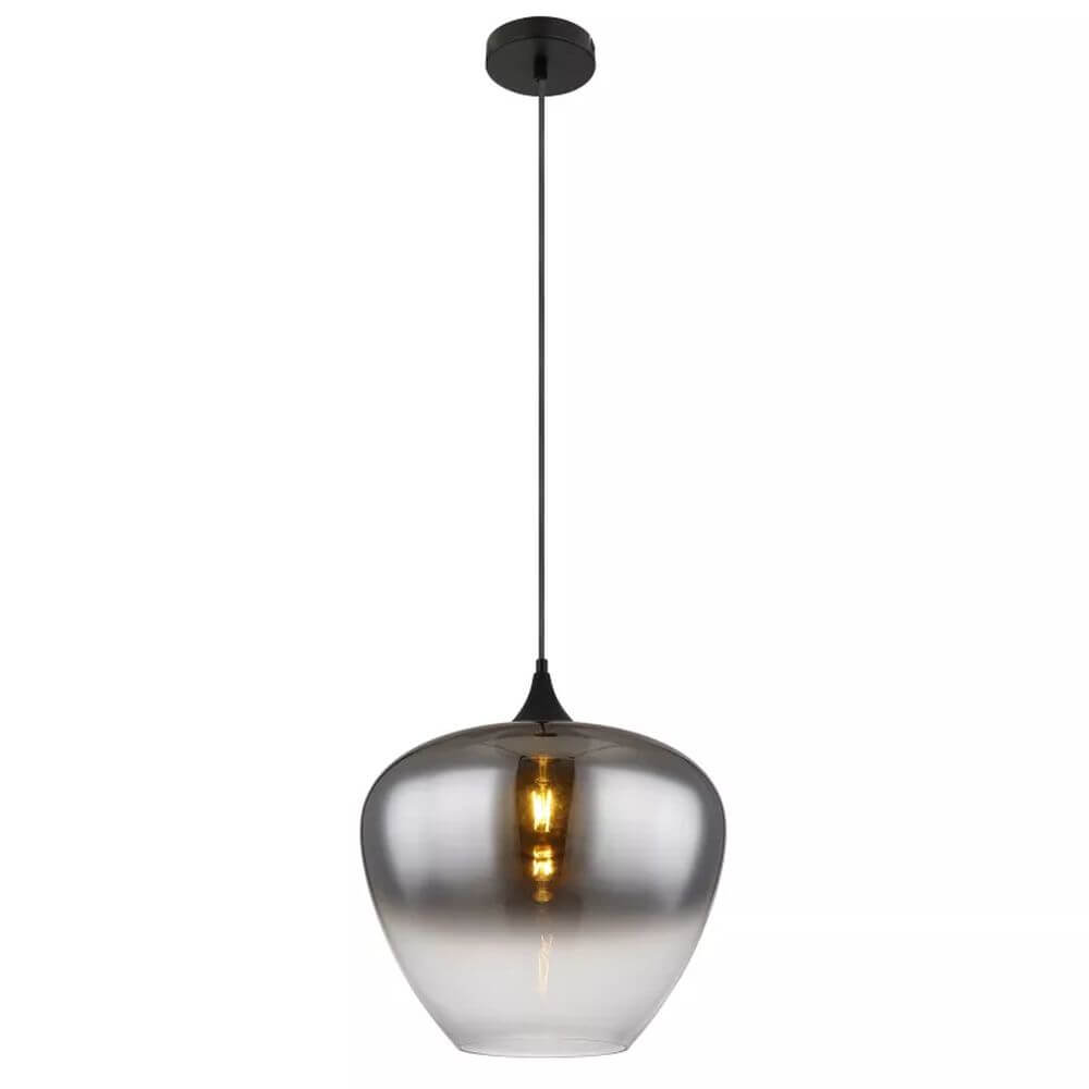 Globo Lighting Maxy Pendelleuchte 1x60 W schwarz-verraucht 15548H2