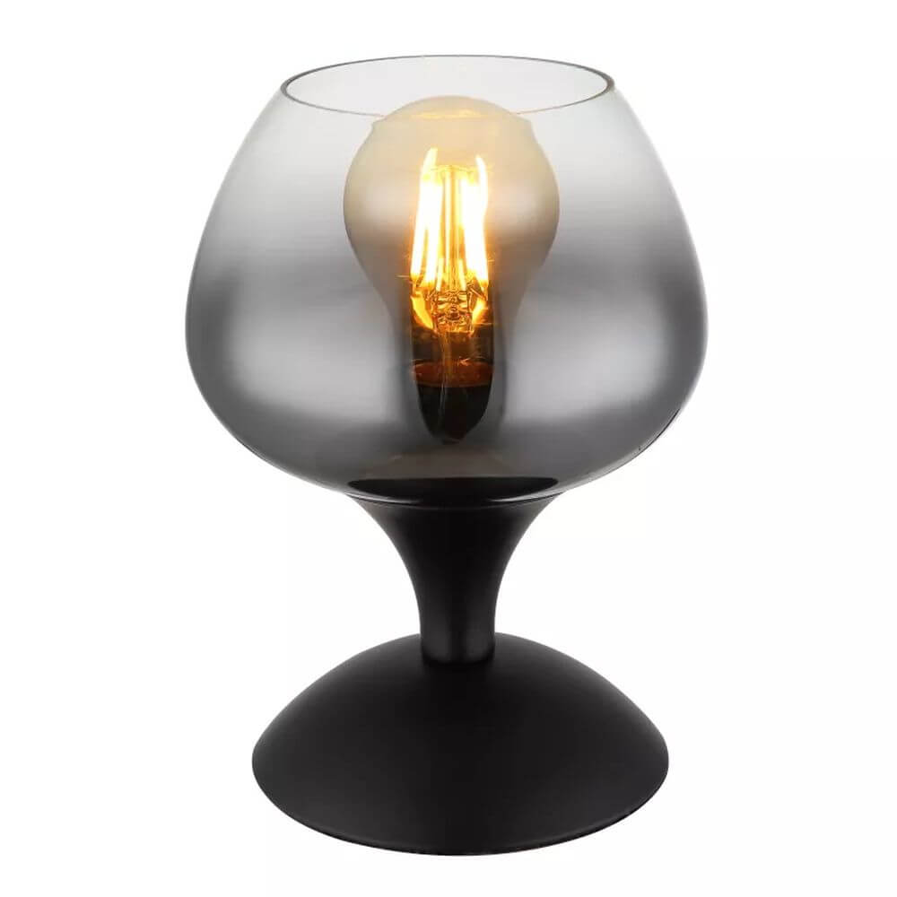 Globo Lighting Maxy Tischlampe 1x40 W schwarz-verraucht 15548T2