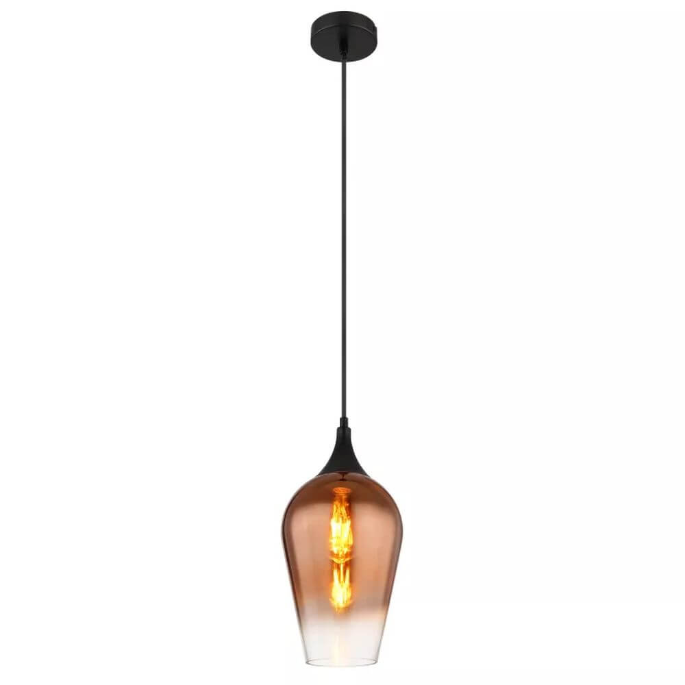 Globo Lighting Lavus Pendelleuchte 1x60 W schwarz 15552H1
