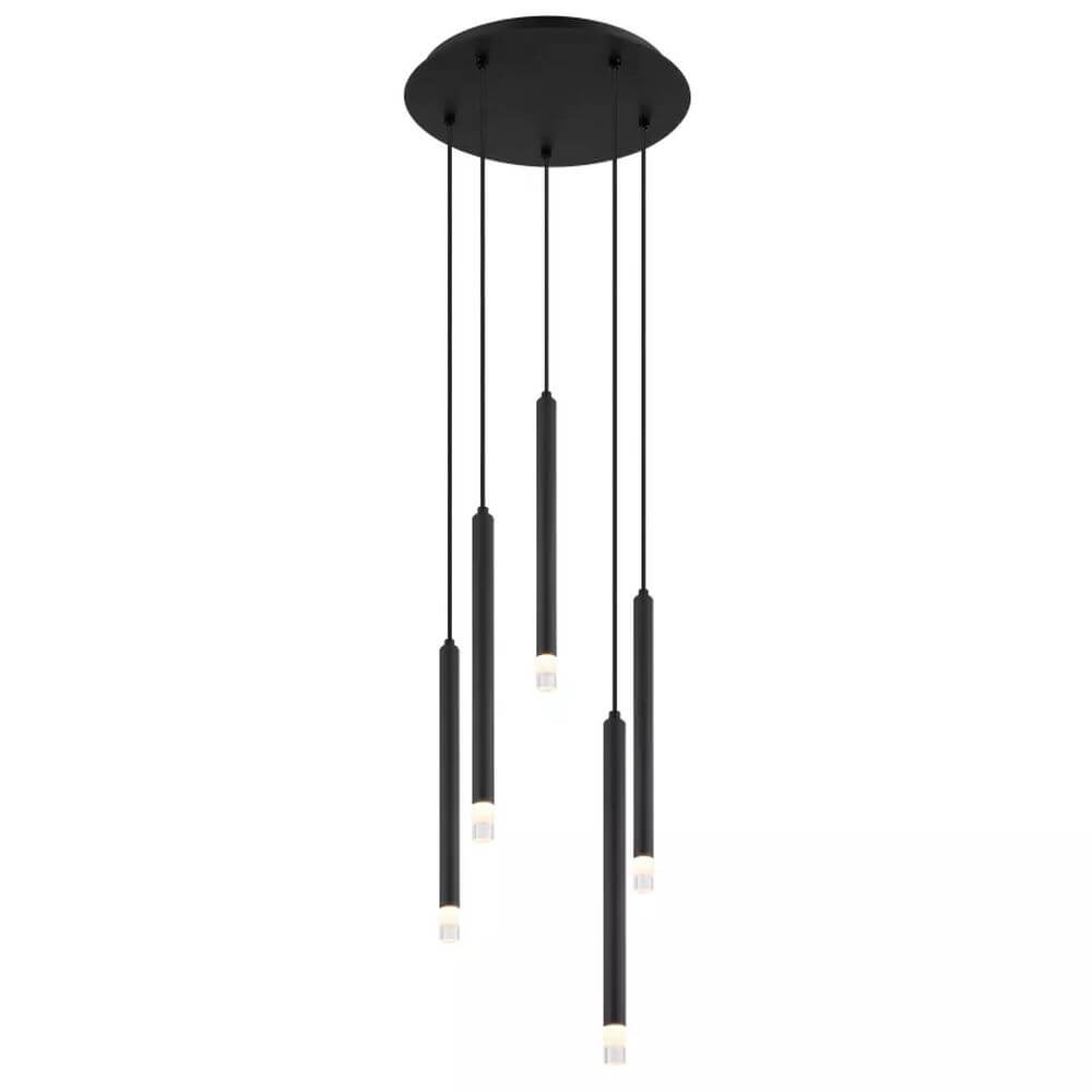 Globo Lighting Blake Pendelleuchte 5x4 W schwarz 15629-5