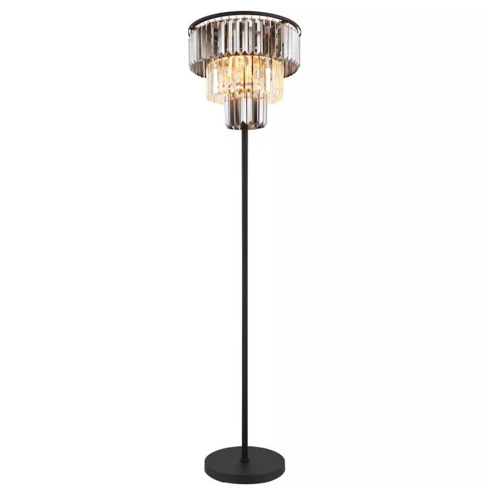 Globo Lighting Naxis Stehlampe 1x40 W schwarz-verraucht 15695S