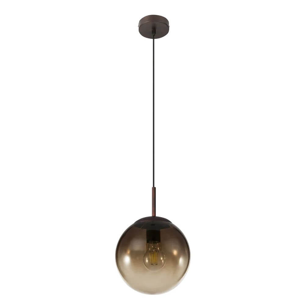 Globo Lighting Varus Pendelleuchte 1x40 W braun 15865