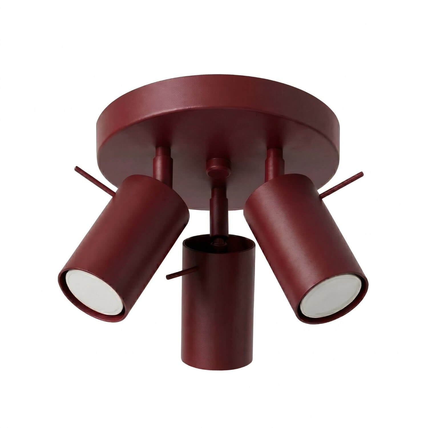 Sollux Lighting Ring Deckenlampe 3x10 W burgund SL.2162