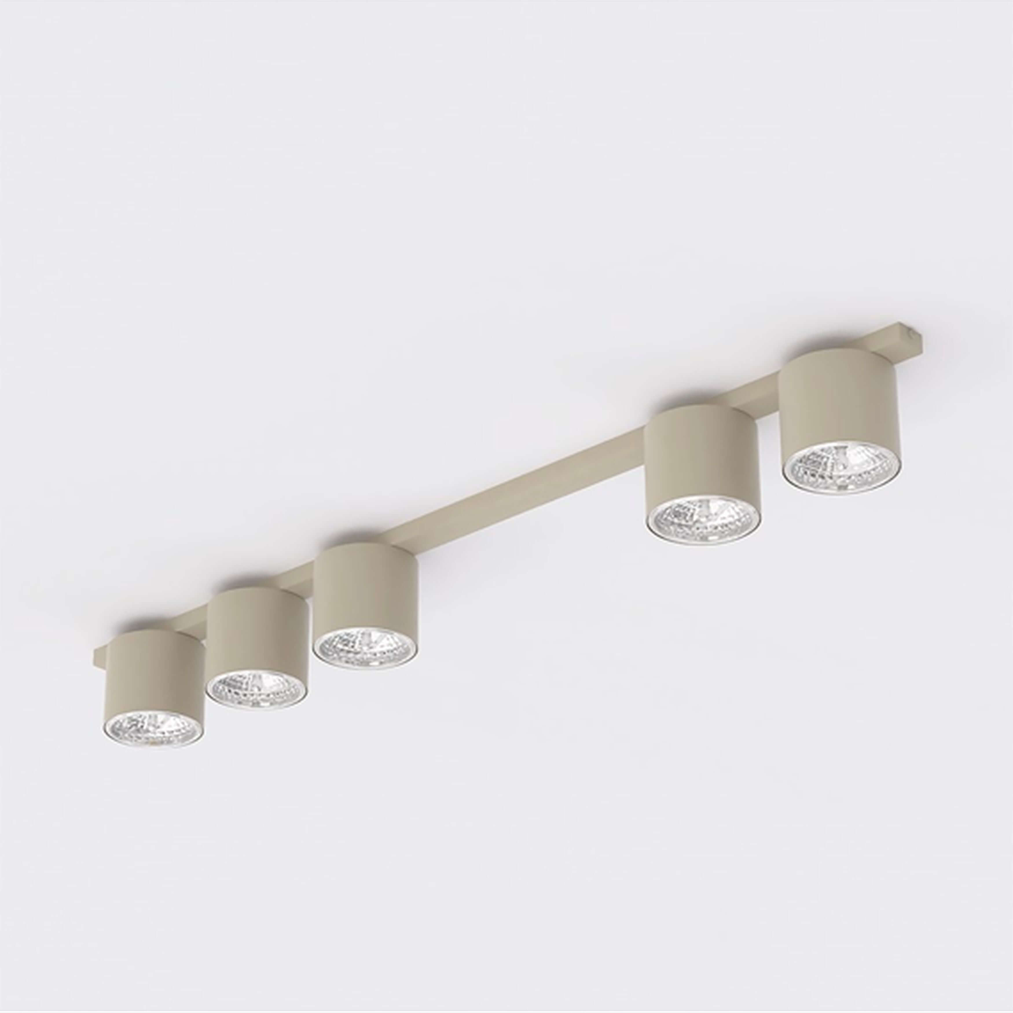 Emibig Nano Deckenlampe 5x10 W beige 1698/5