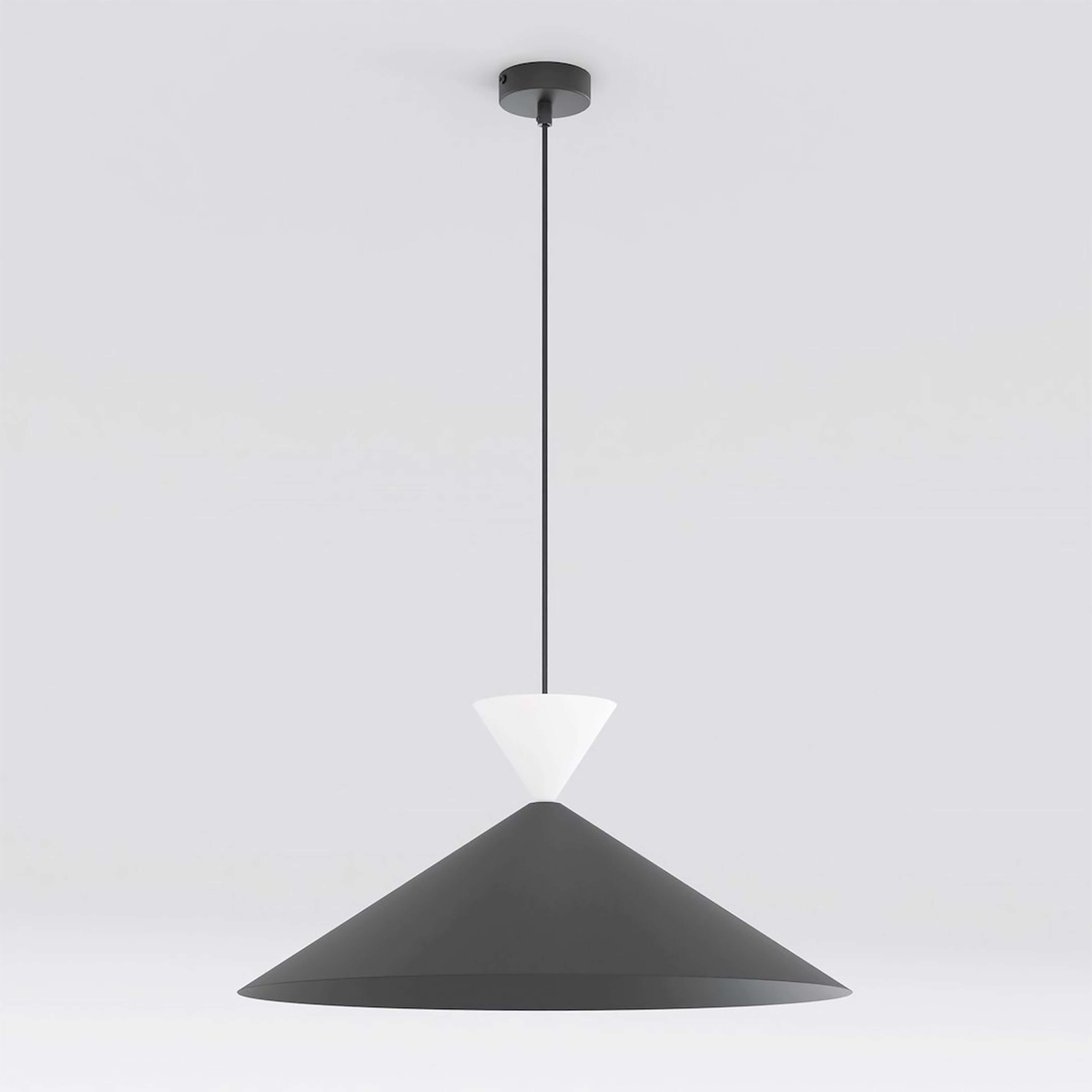Emibig Ralf Pendelleuchte 1x10 W weiß-schwarz 1747/1L