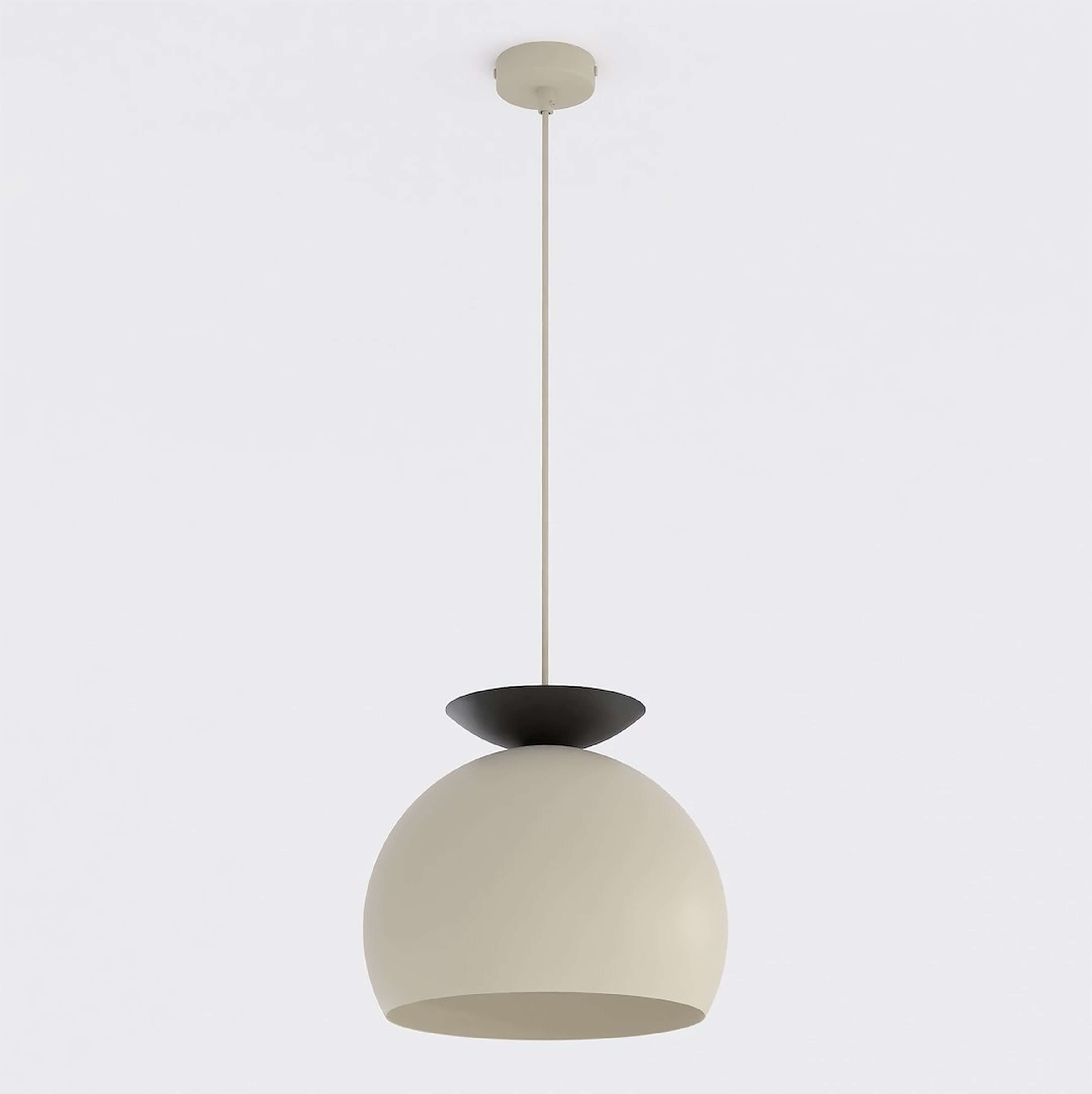Emibig Geo Pendelleuchte 1x15 W schwarz-beige 1756/1