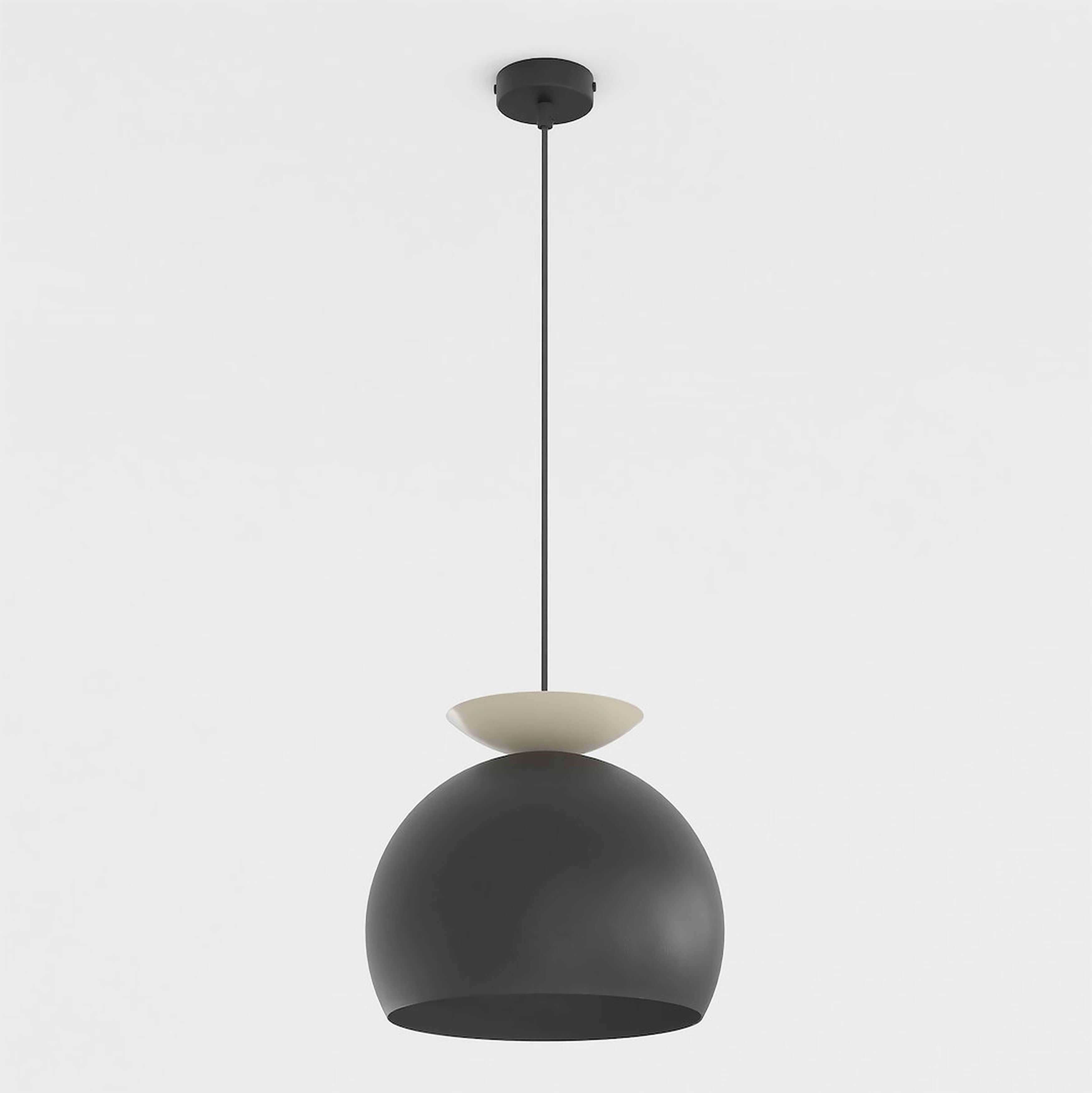 Emibig Geo Pendelleuchte 1x15 W schwarz-beige 1753/1
