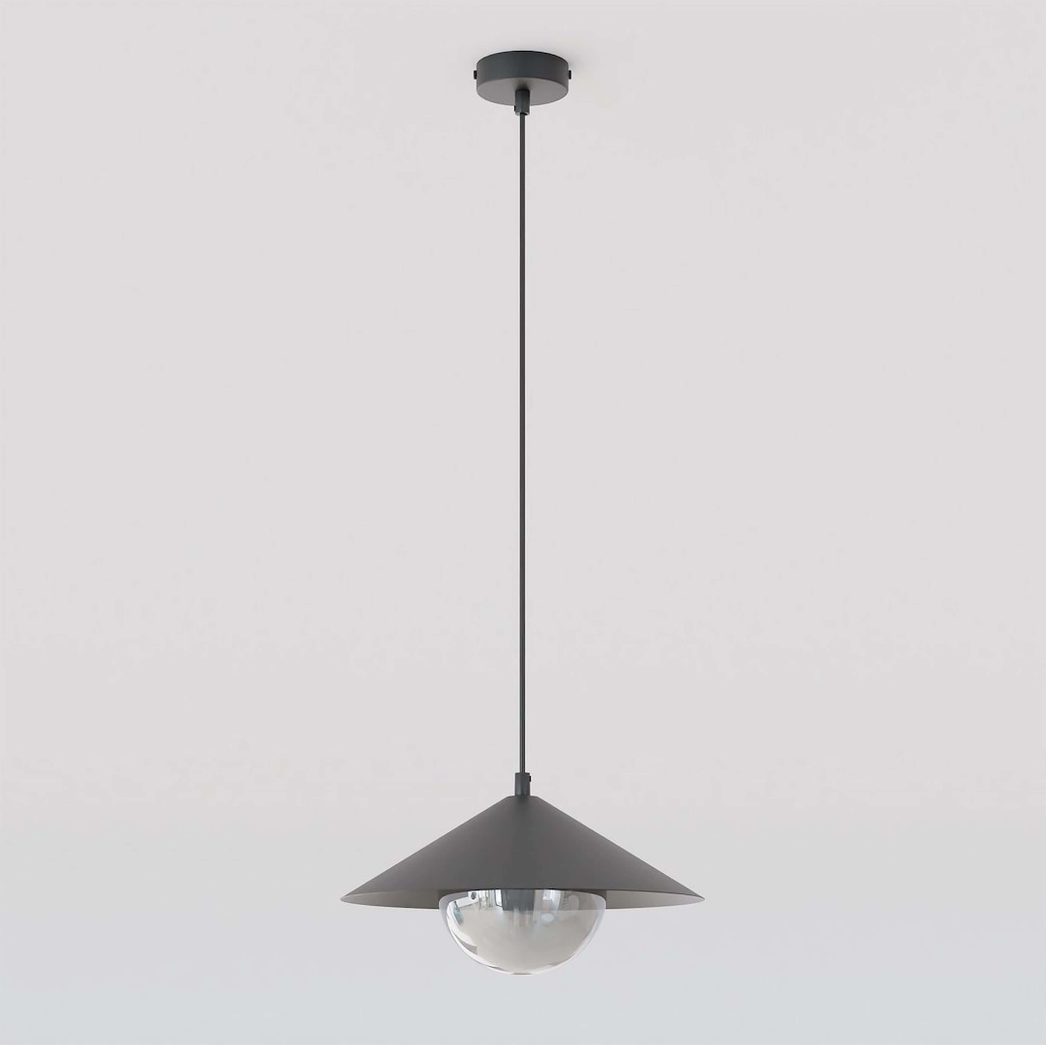 Emibig Mono Pendelleuchte 1x10 W schwarz-opal 1721/1S