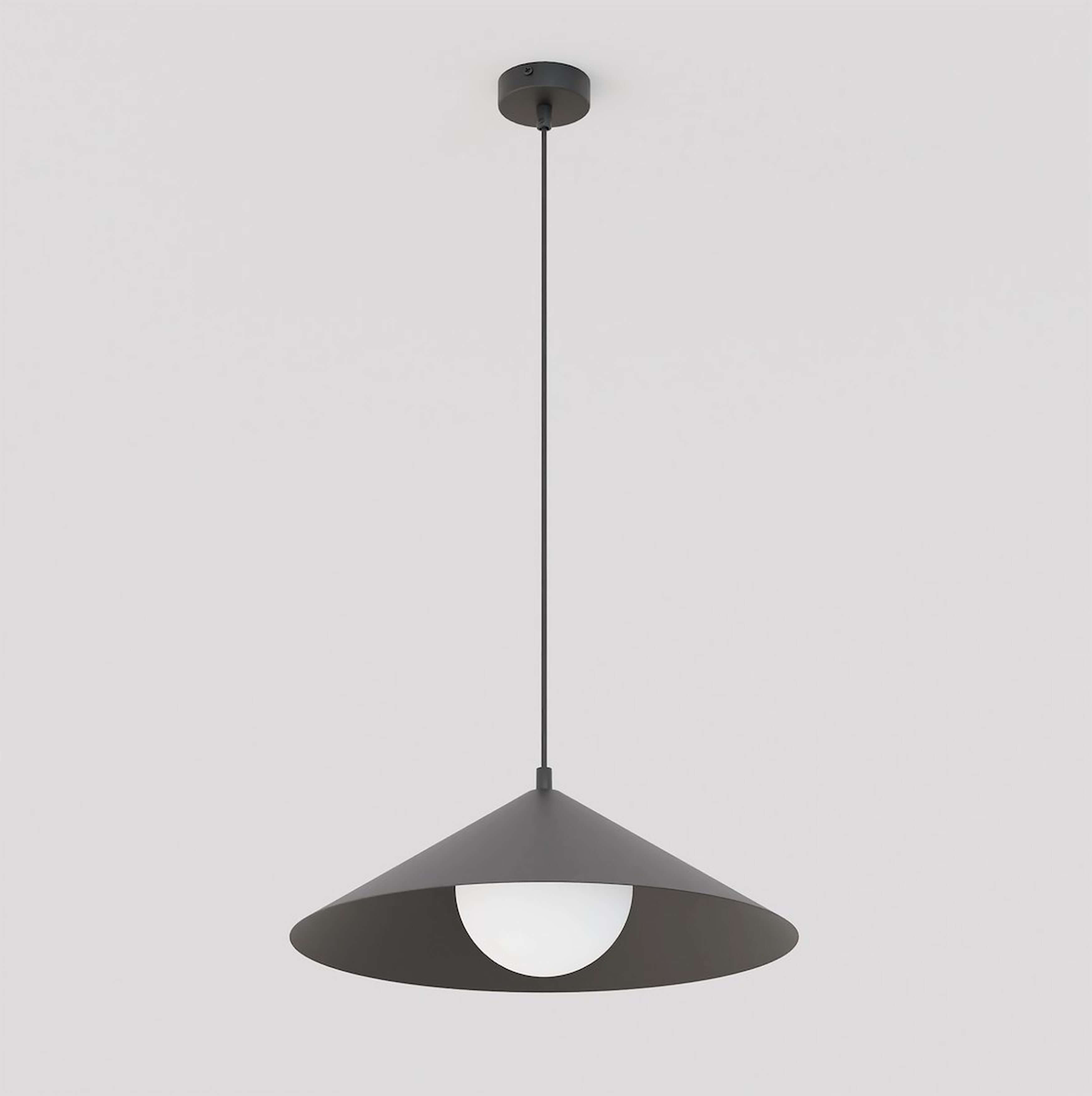 Emibig Mono Pendelleuchte 1x10 W schwarz-opal 1722/1M