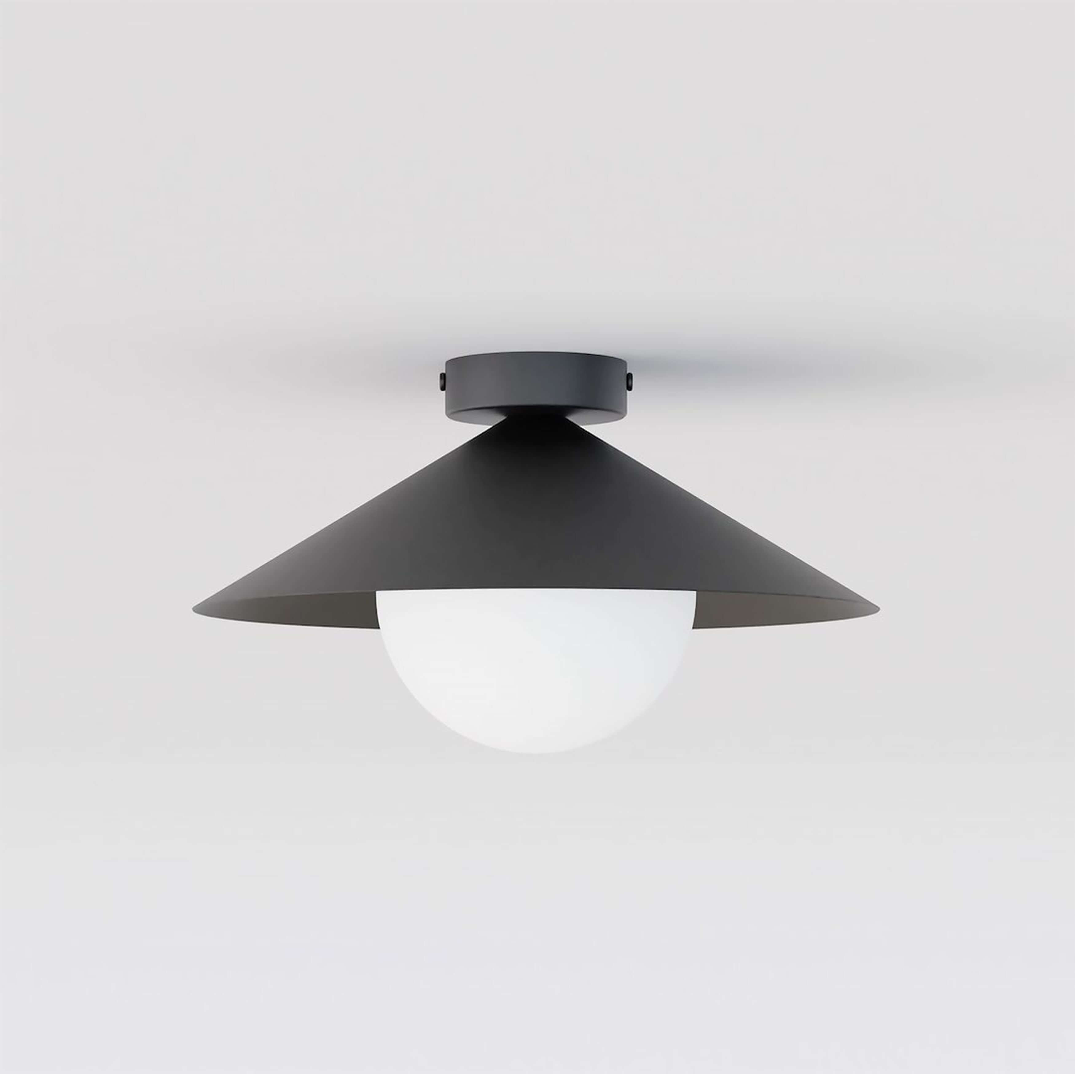 Emibig Mono Deckenlampe 1x10 W schwarz-opal 1717/1S