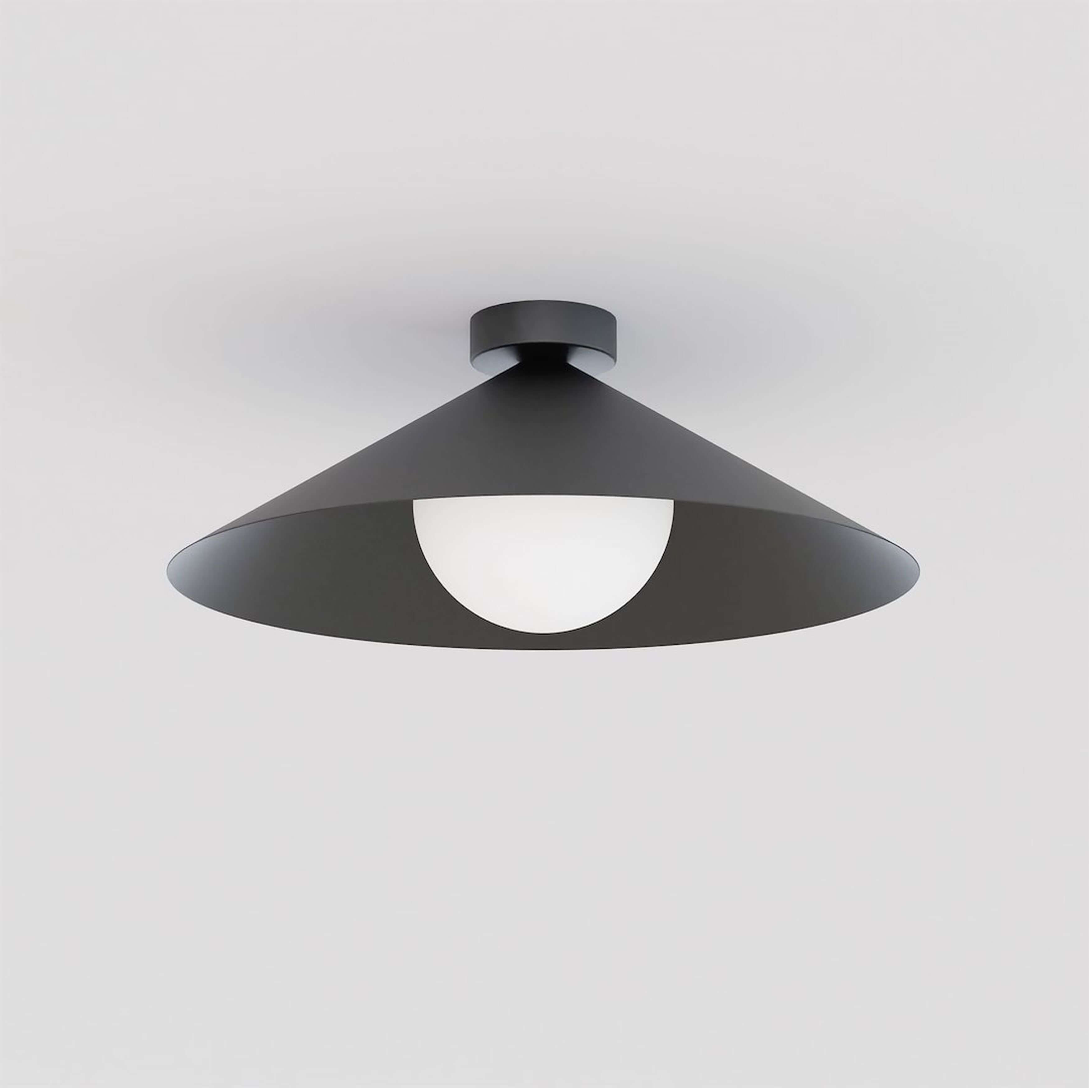 Emibig Mono Deckenlampe 1x10 W schwarz-opal 1717/1M