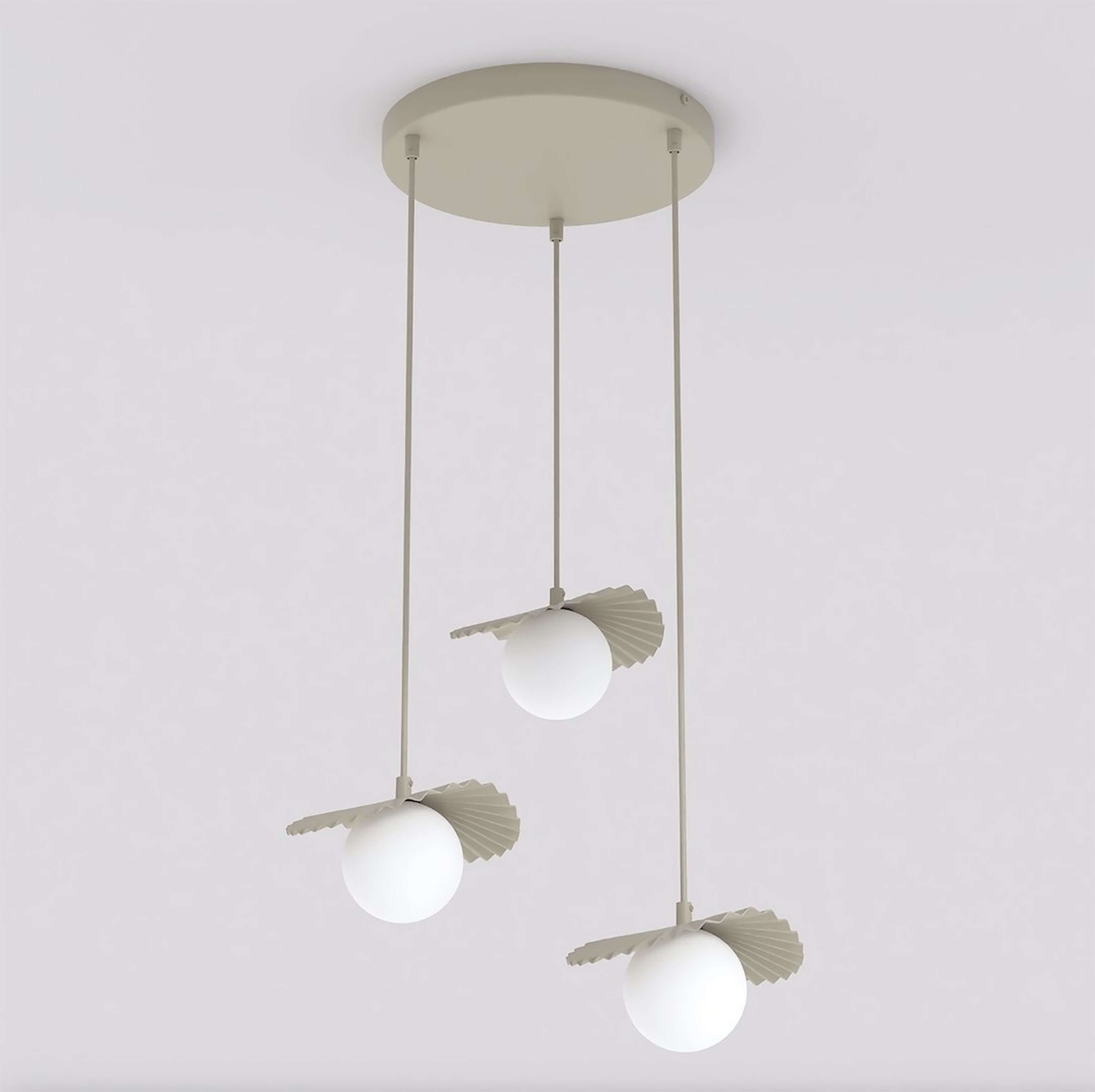 Emibig Flora Pendelleuchte 3x8 W opal 1760/3