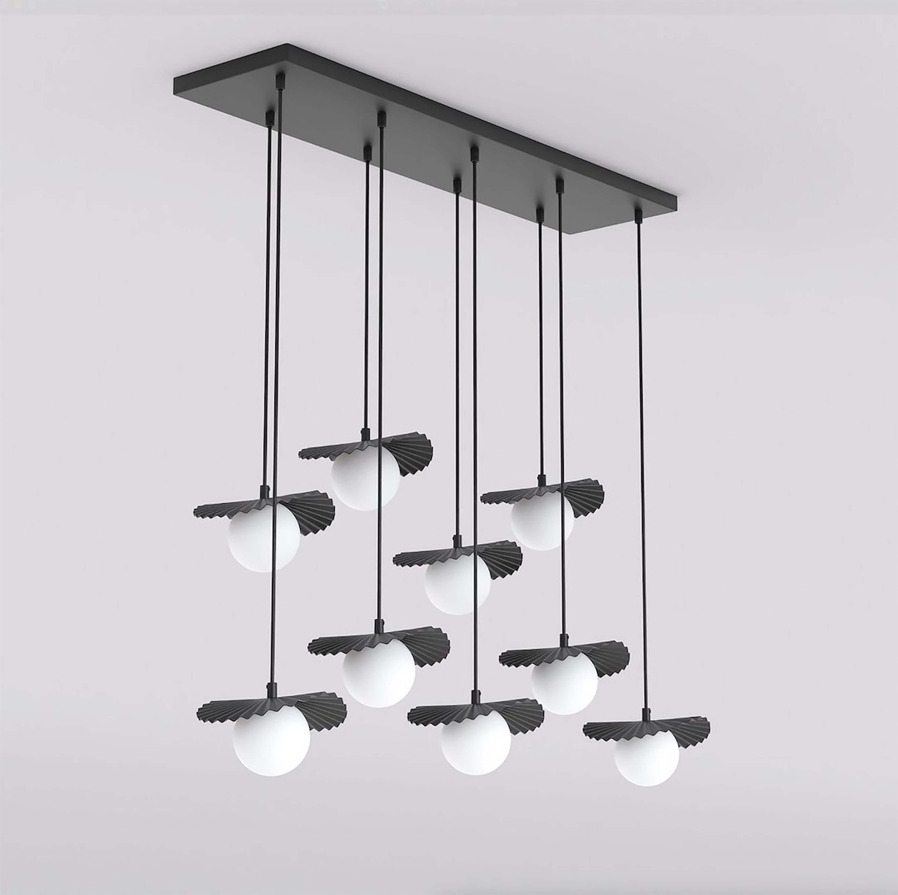 Emibig Flora Pendelleuchte x8 W opal 1758/9
