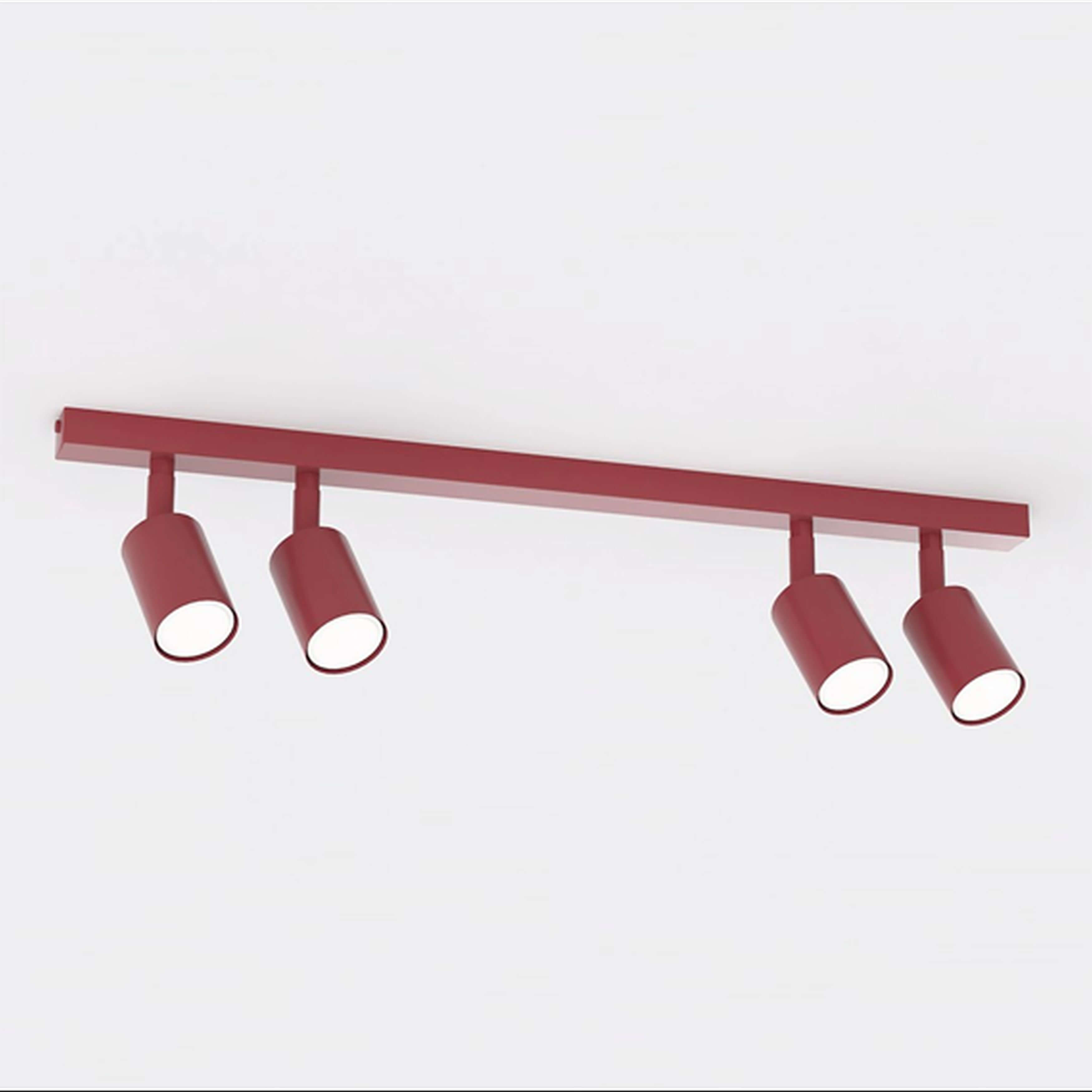 Emibig Flash Deckenlampe 4x10 W rot 1704/4