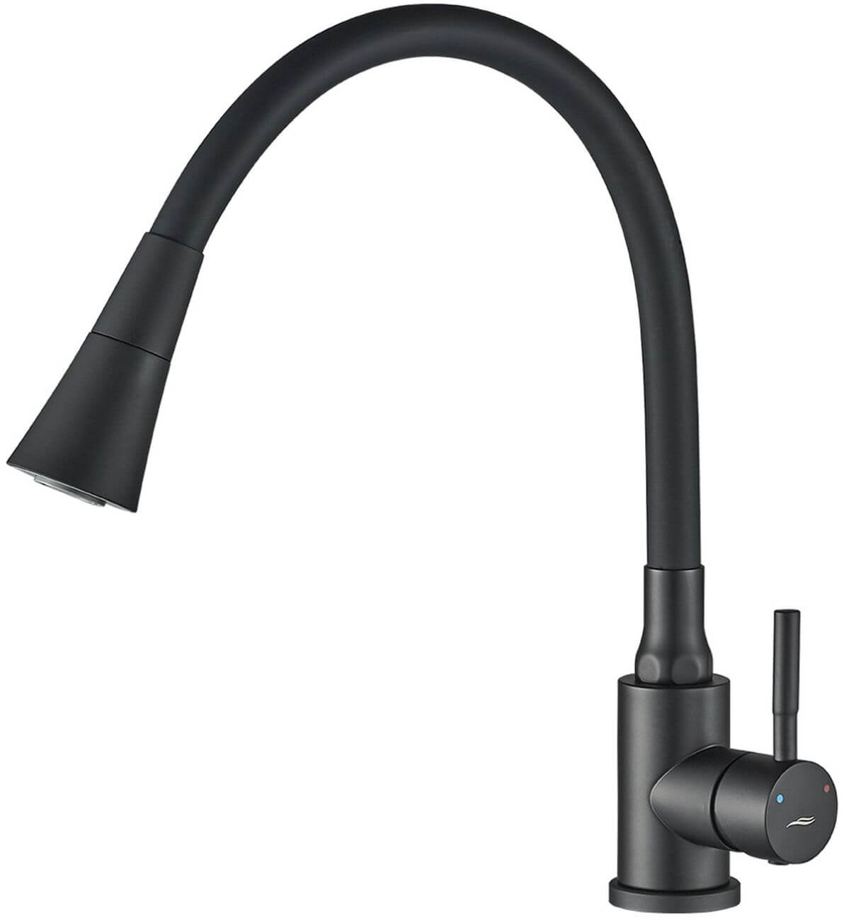 Kuchinox Selva Küchenarmatur Stehend schwarz BSK_762D