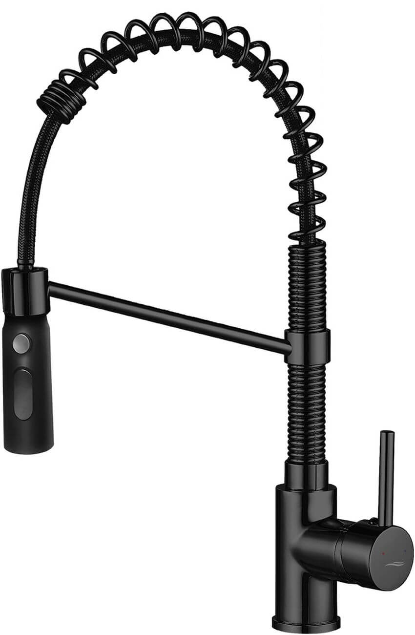 Kuchinox Serpen Küchenarmatur Stehend schwarz BKP_76SD