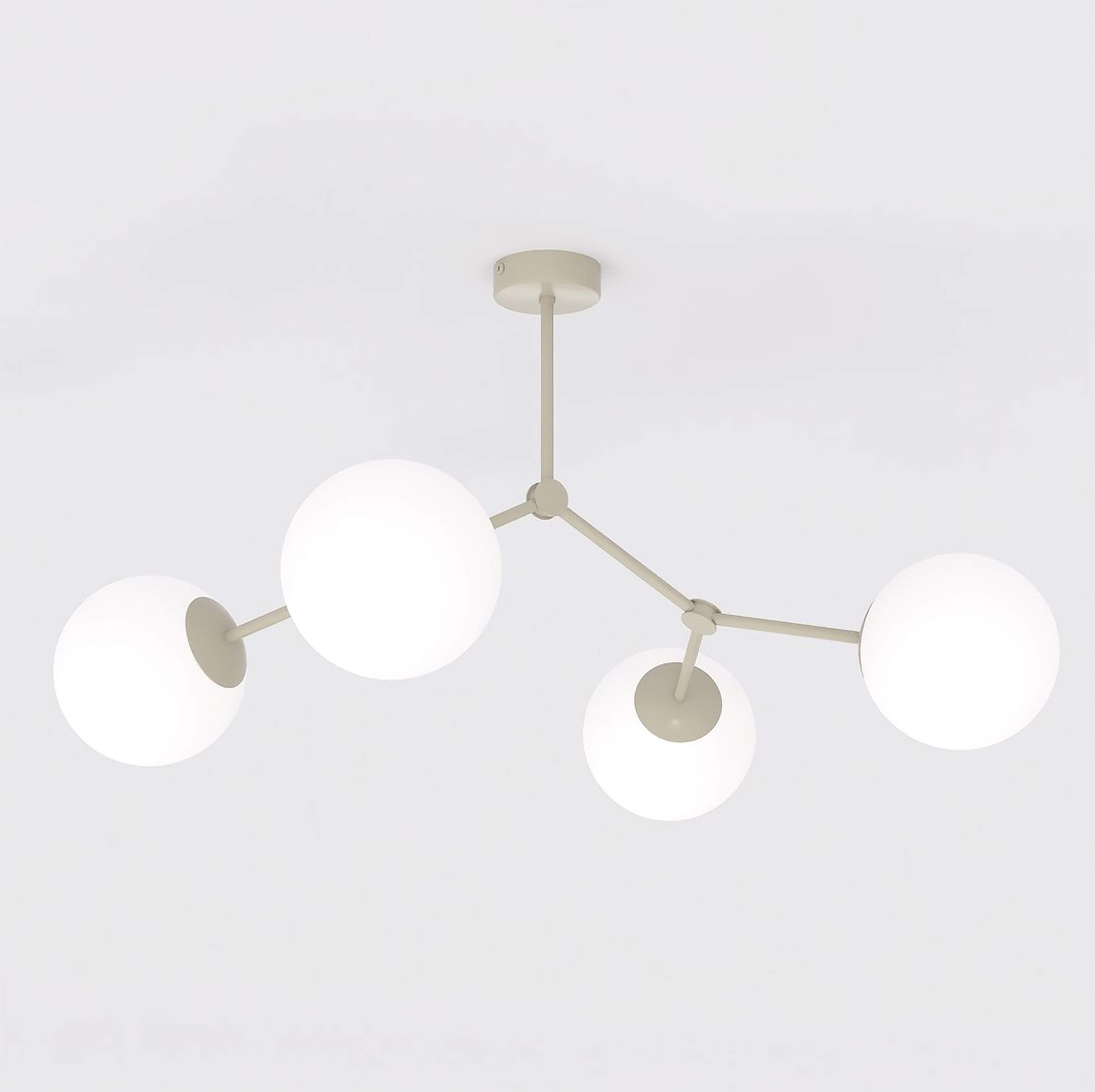 Emibig Space Deckenlampe 4x10 W beige 1703/4